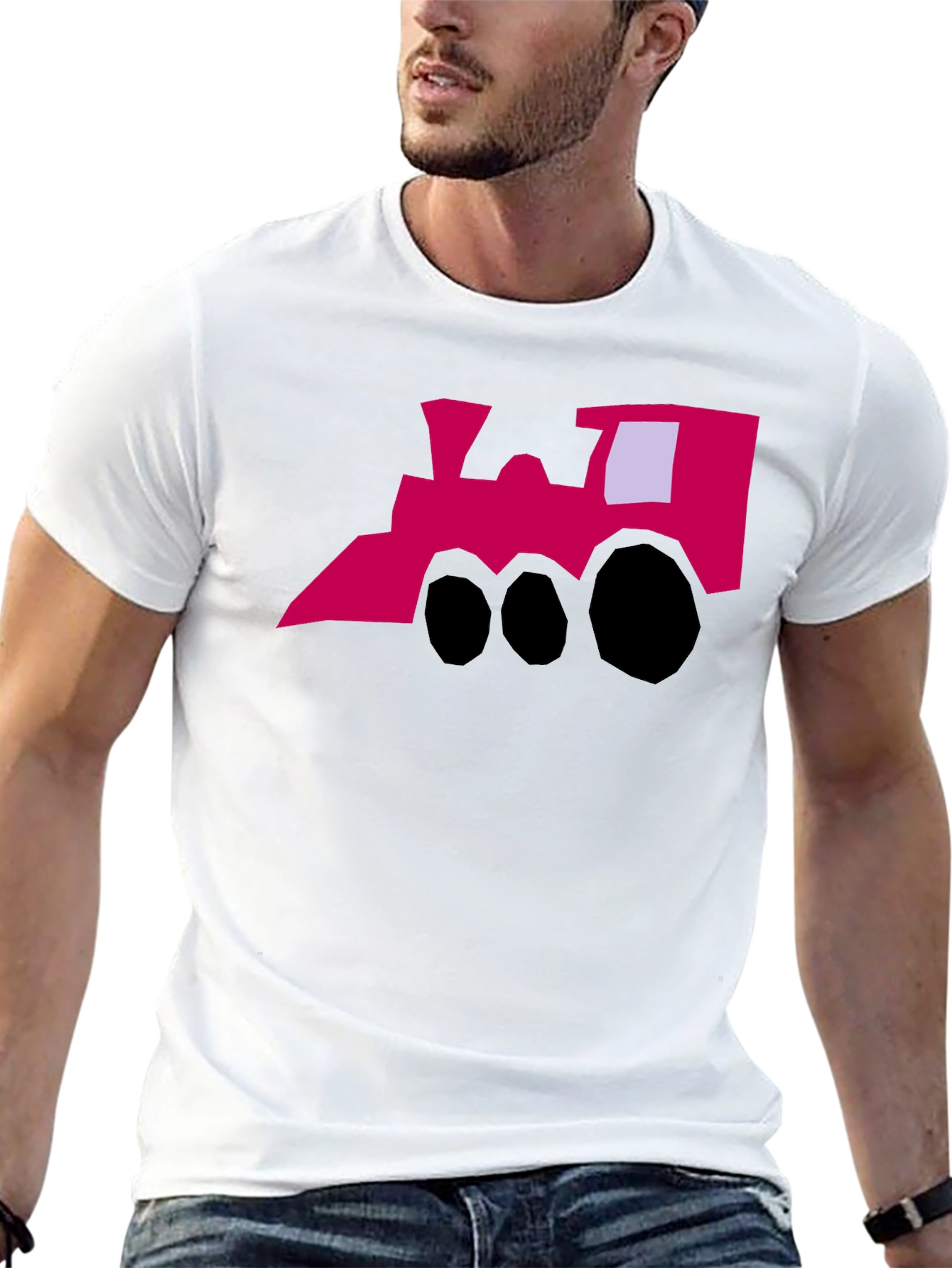 Funky Train Graphic Tee - Quirky Style - 13