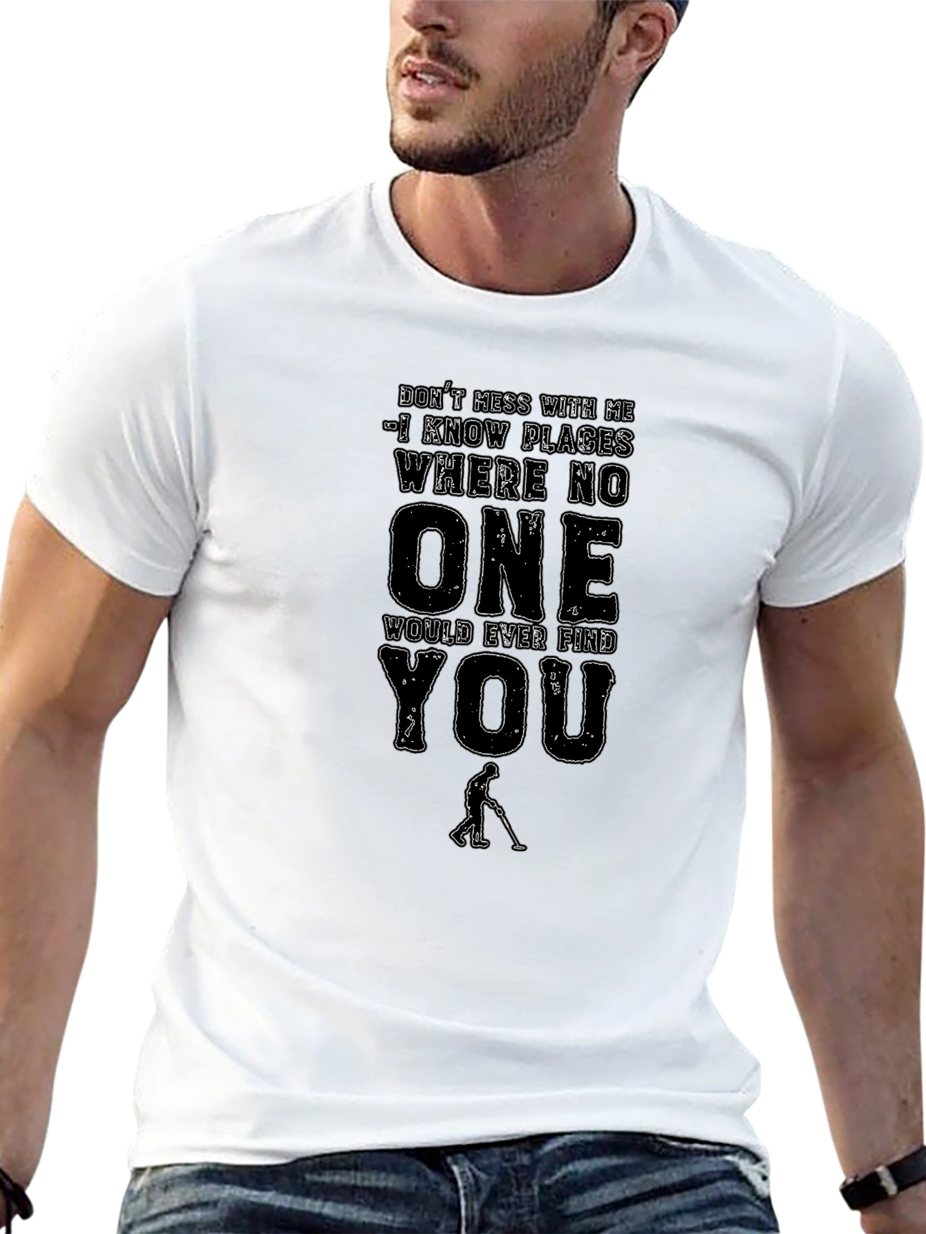 Black Don't Mess With Me T-Shirt view 13