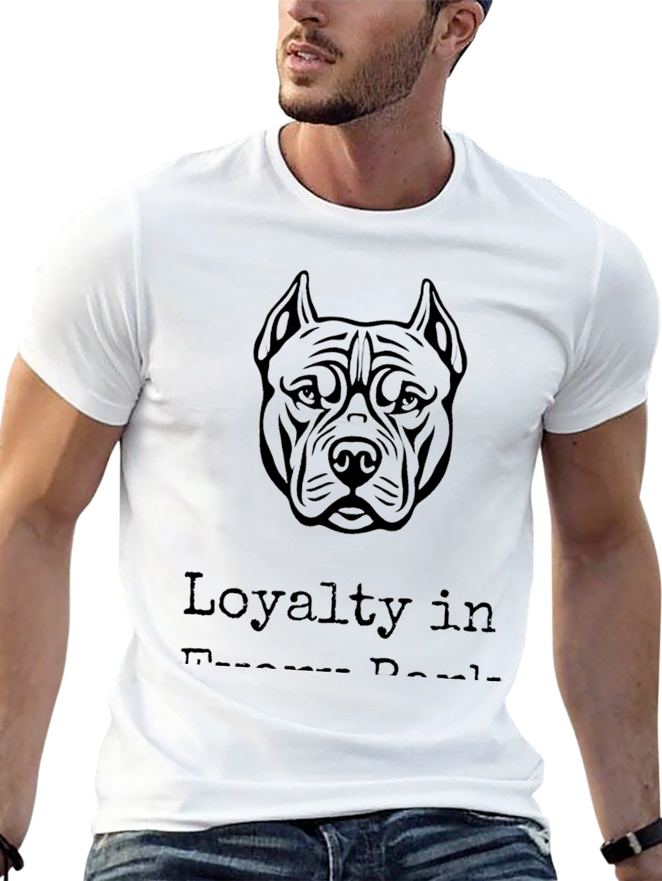 Black Loyalty in European Dogs T-Shirt view 13