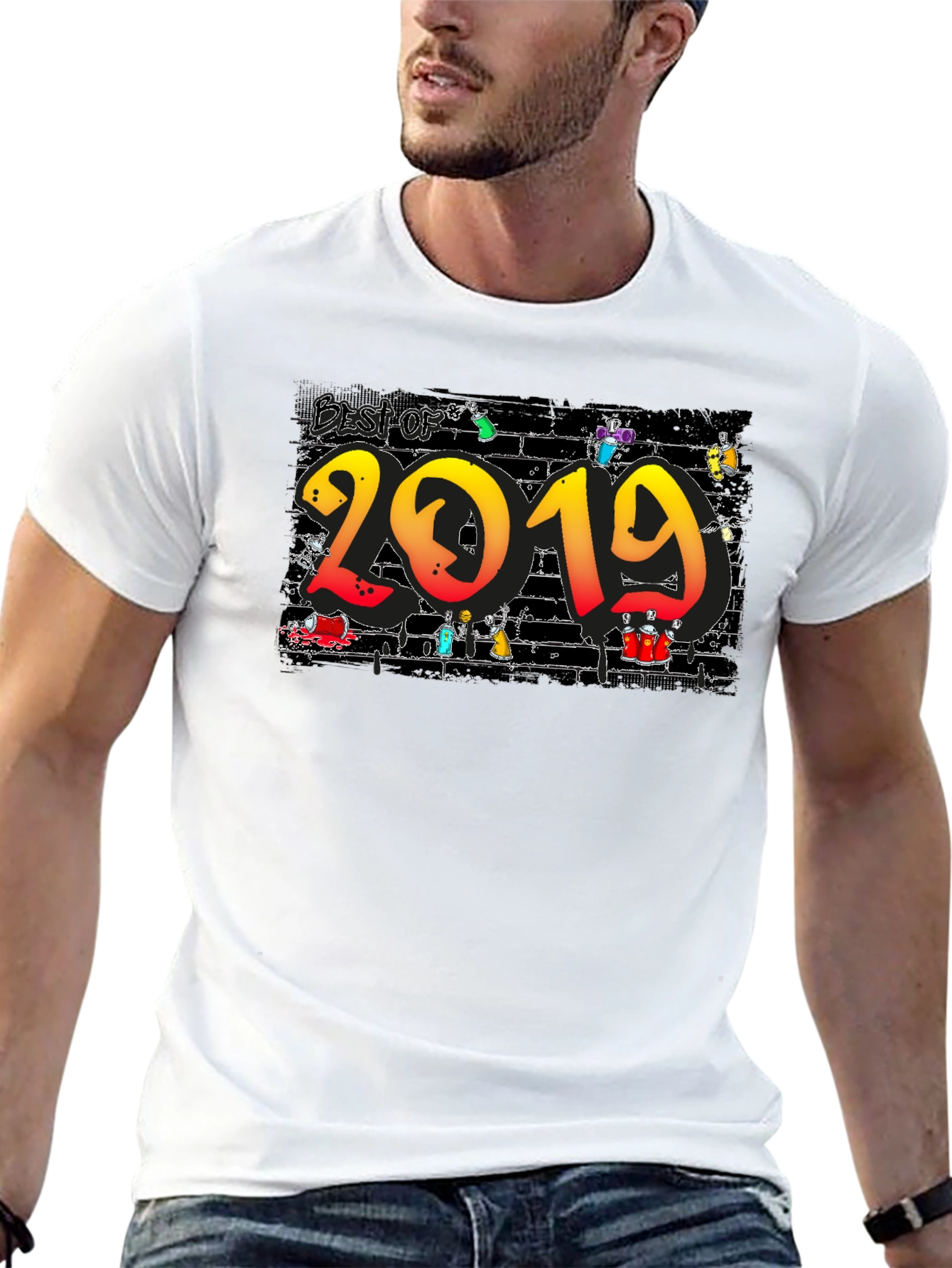Black Best of 2019 Graphic T-Shirt view 13