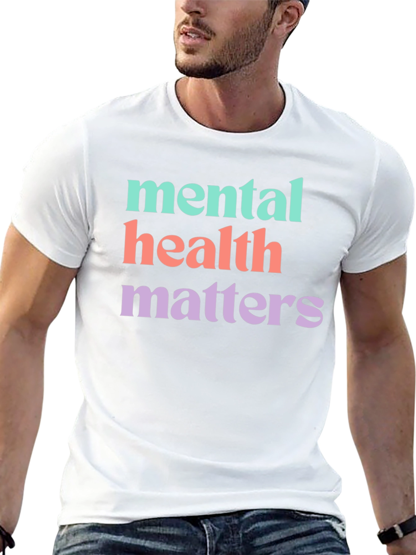 Black Mental Health Matters T-Shirt - Stylish Awareness view 13