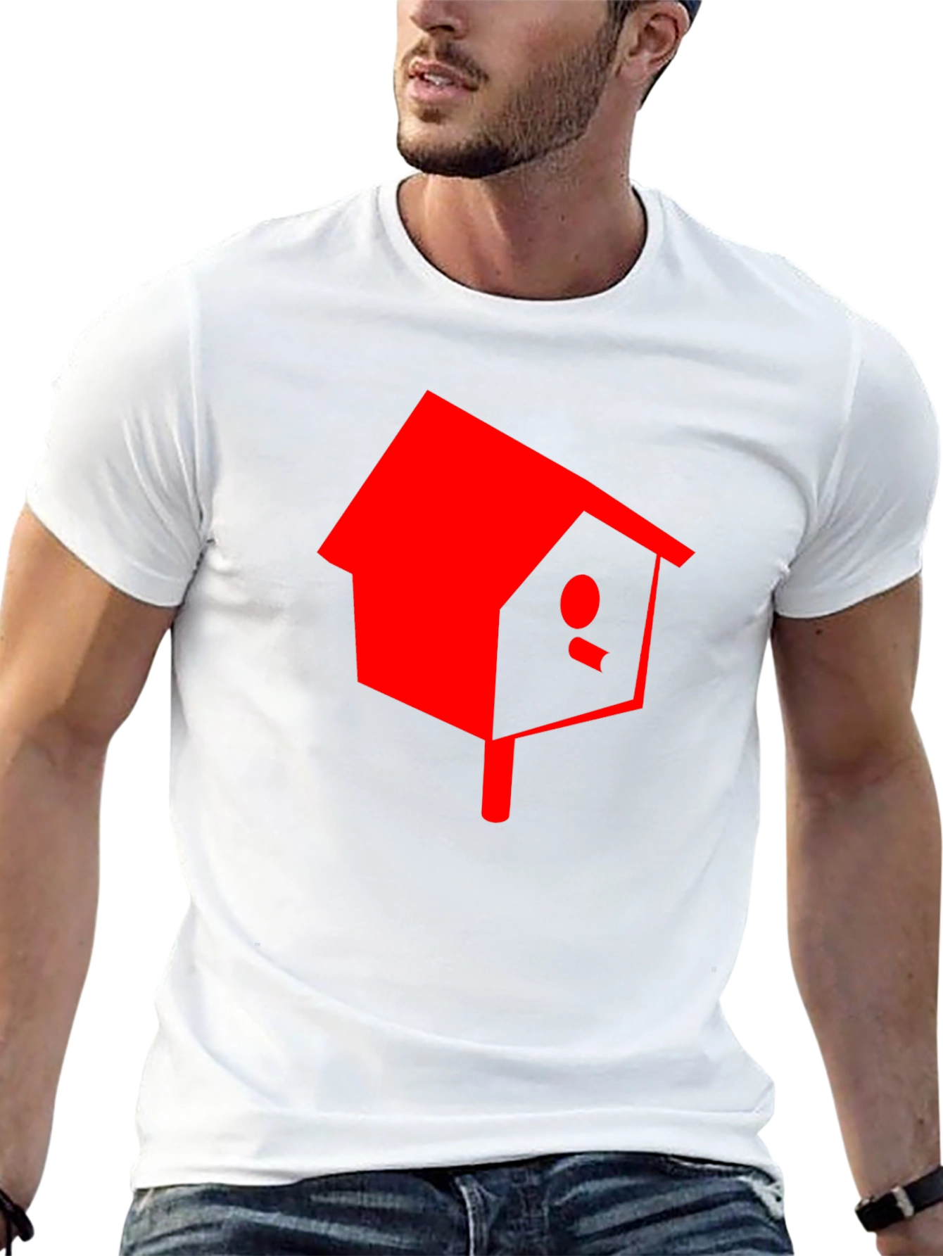 Black Birdhouse Graphic Tee - Stylish Comfort view 13