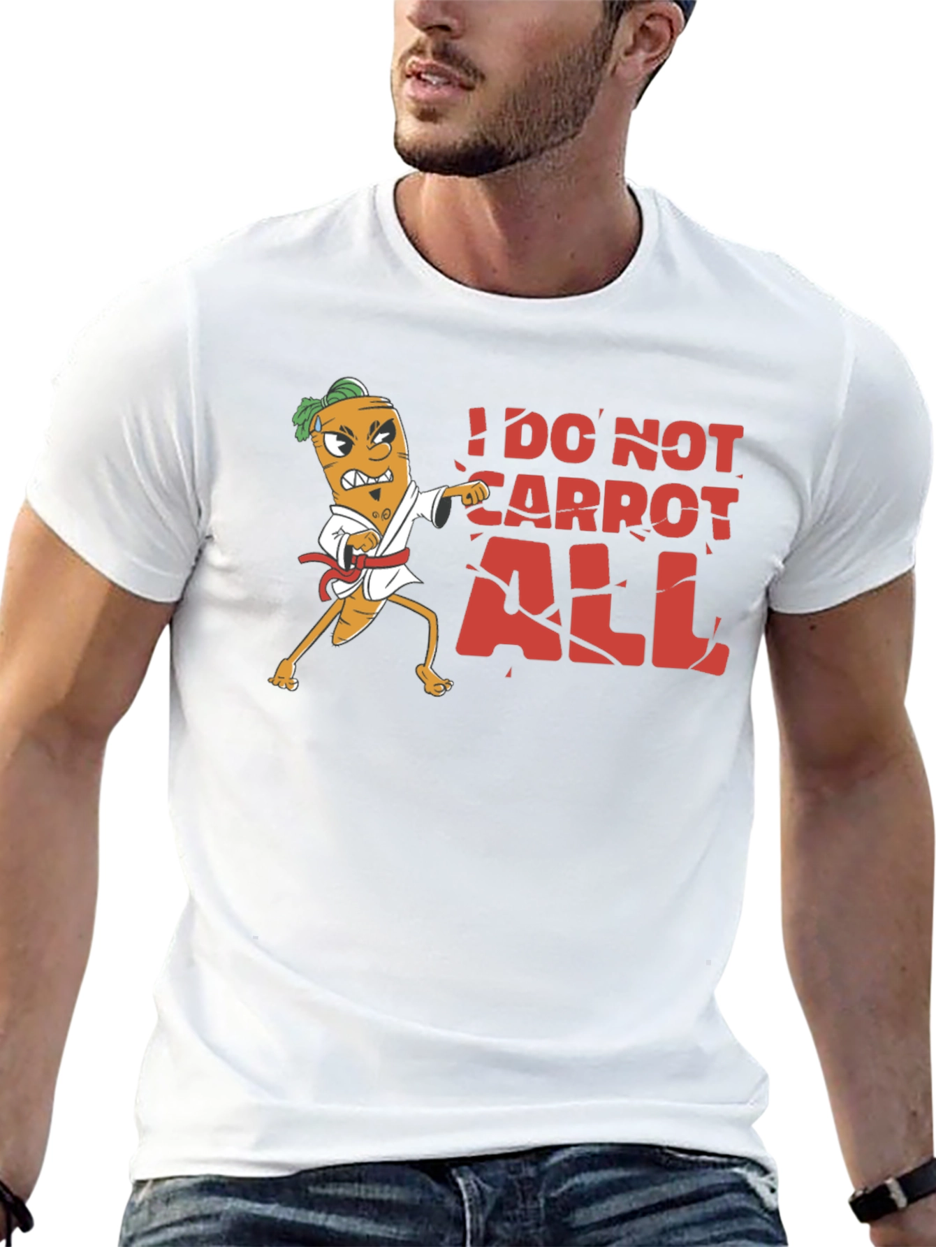 Black I Do Not Carrot All T-Shirt view 13