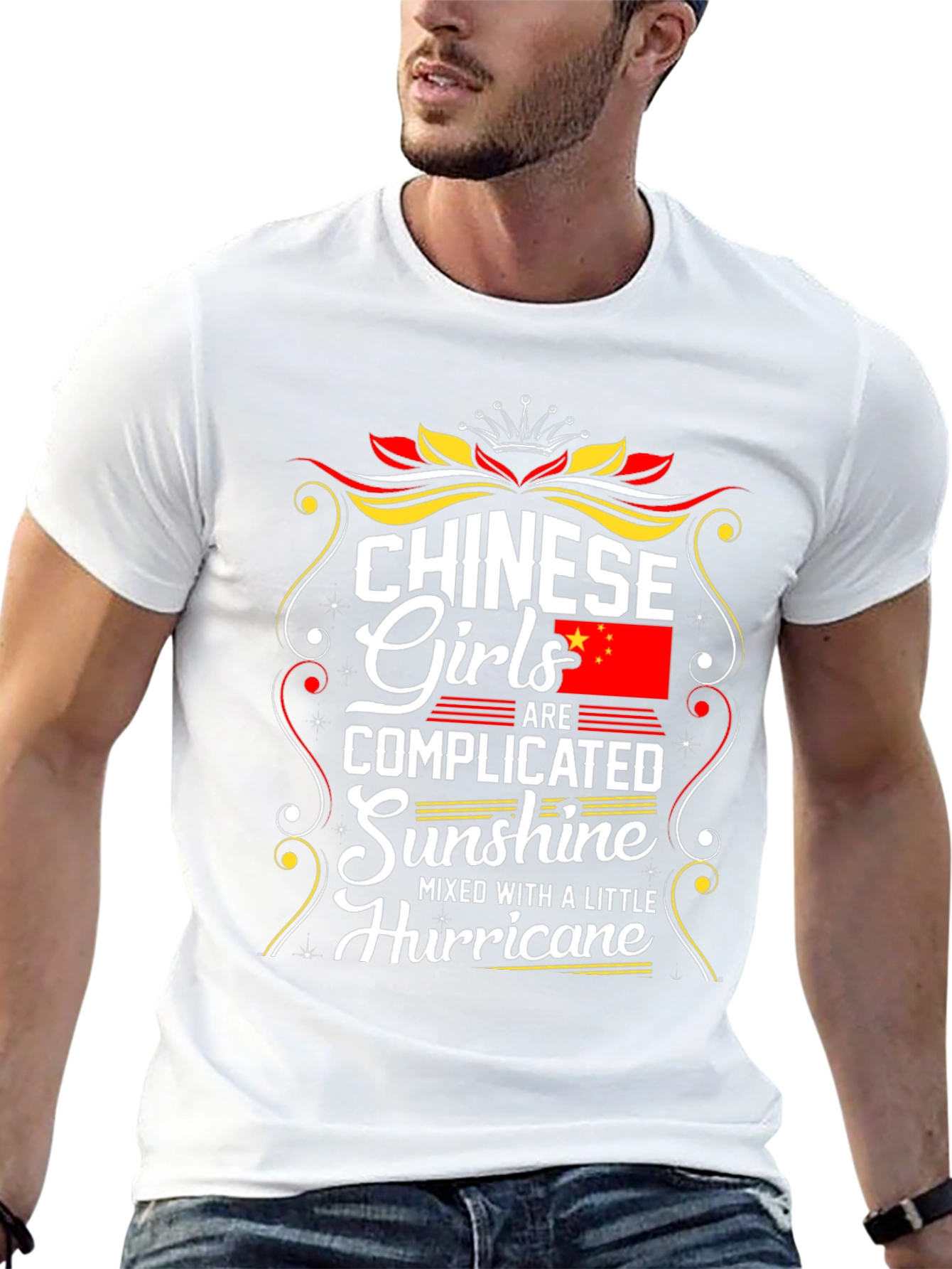 Black Chinese Girls Complicated Sunshine T-Shirt view 13