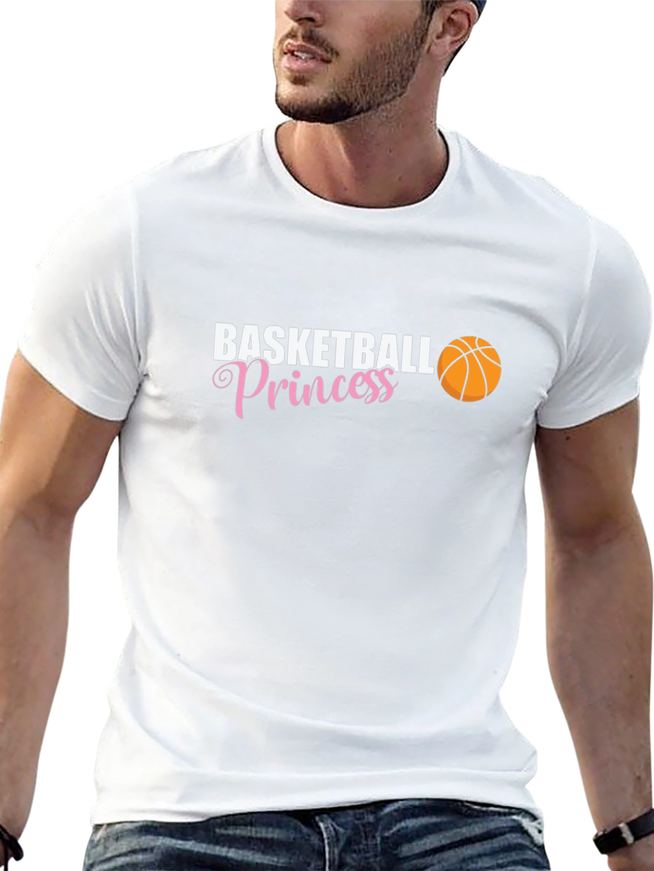 Black Basketball Princess Graphic Tee view 13