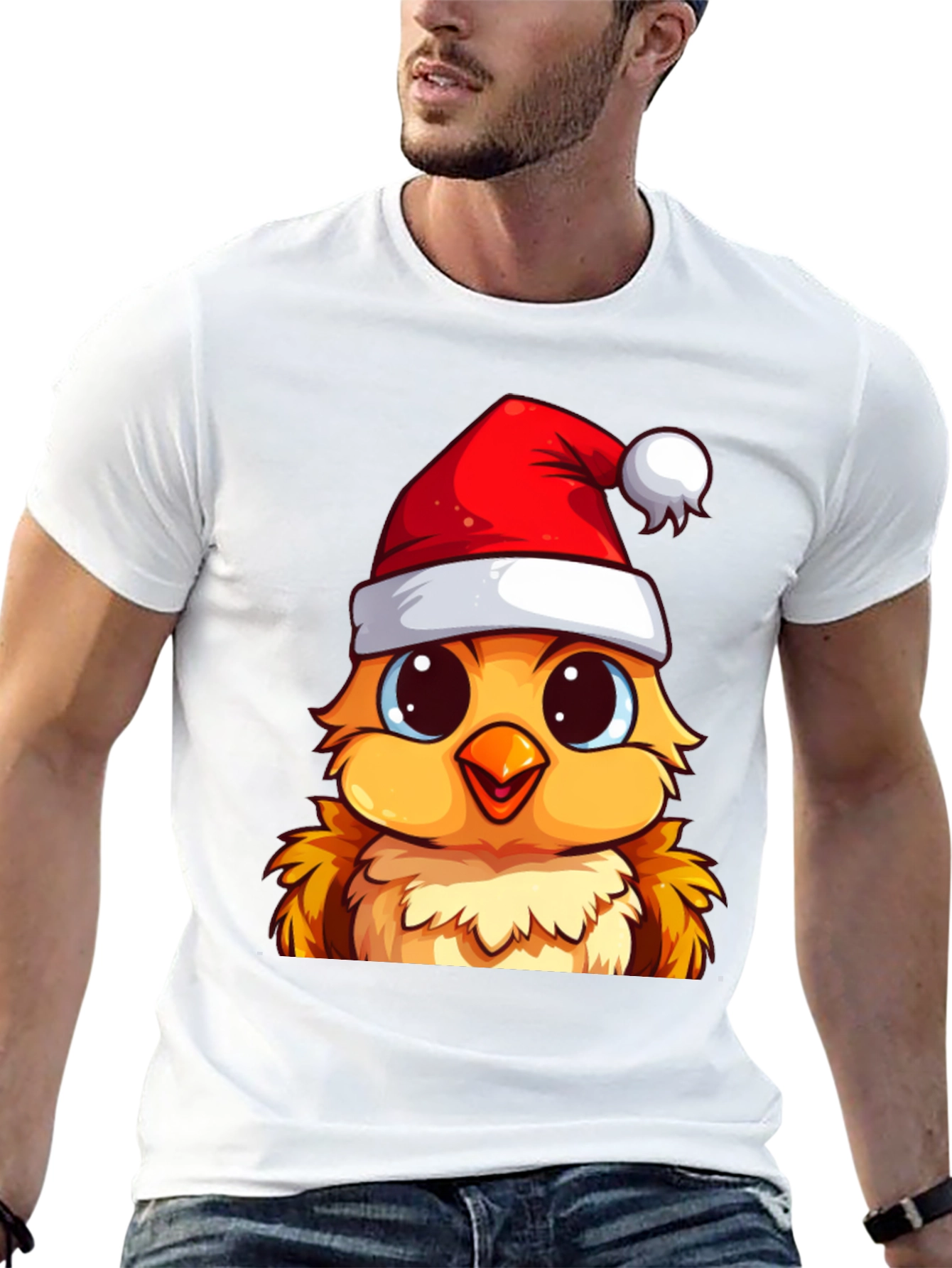 Festive Chick Christmas T-Shirt - 13