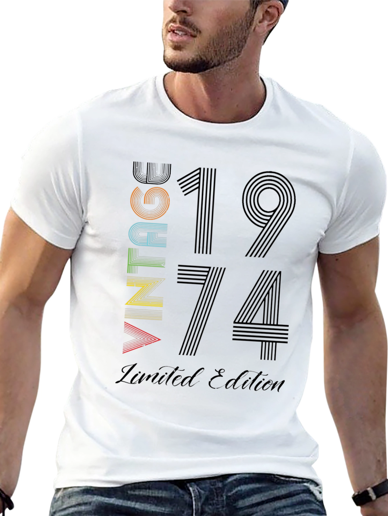 Black Vintage 1974 Limited Edition Graphic T-Shirt view 13