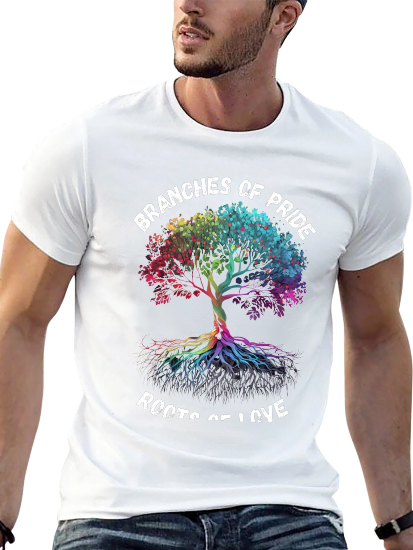Black Branches of Pride Roots of Love T-Shirt view 13