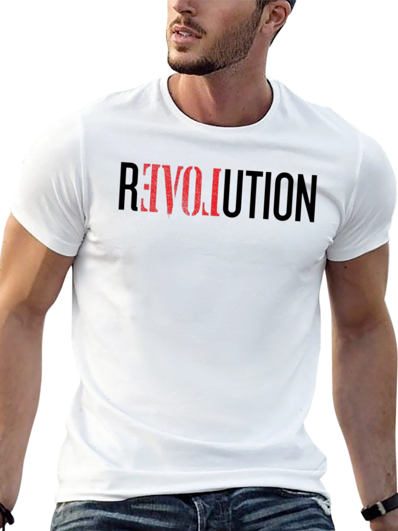 Black Revolution Graphic T-Shirt - Bold Statement Tee view 13