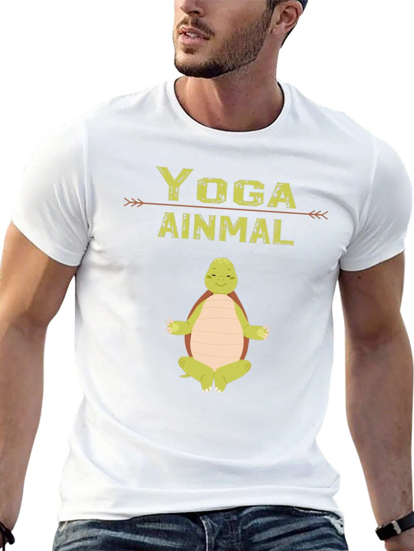 Black Yoga Ainmal Turtle T-Shirt - Meditating Animal Tee view 13