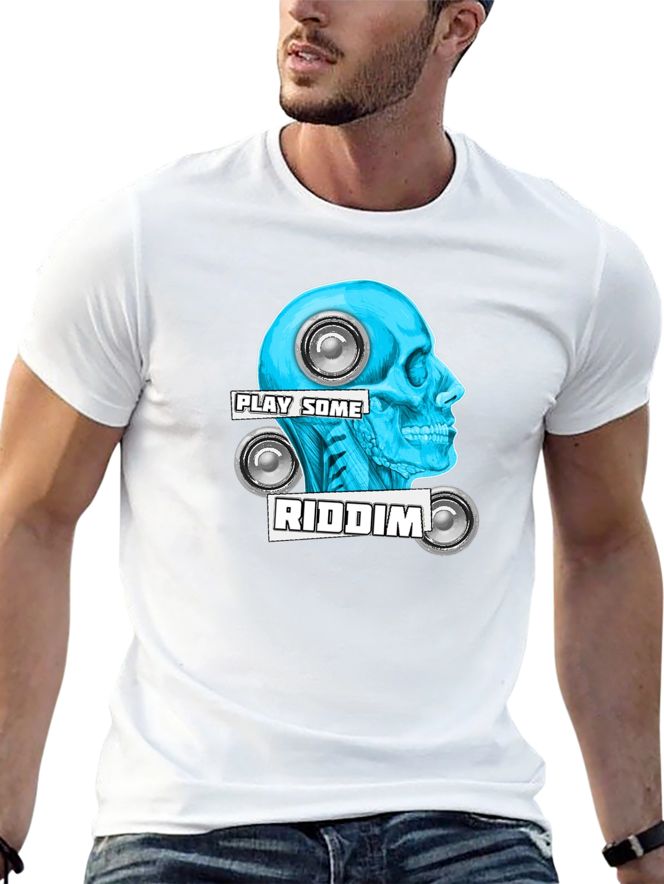 Play Some Riddim T-Shirt - Music Lover Tee - 13