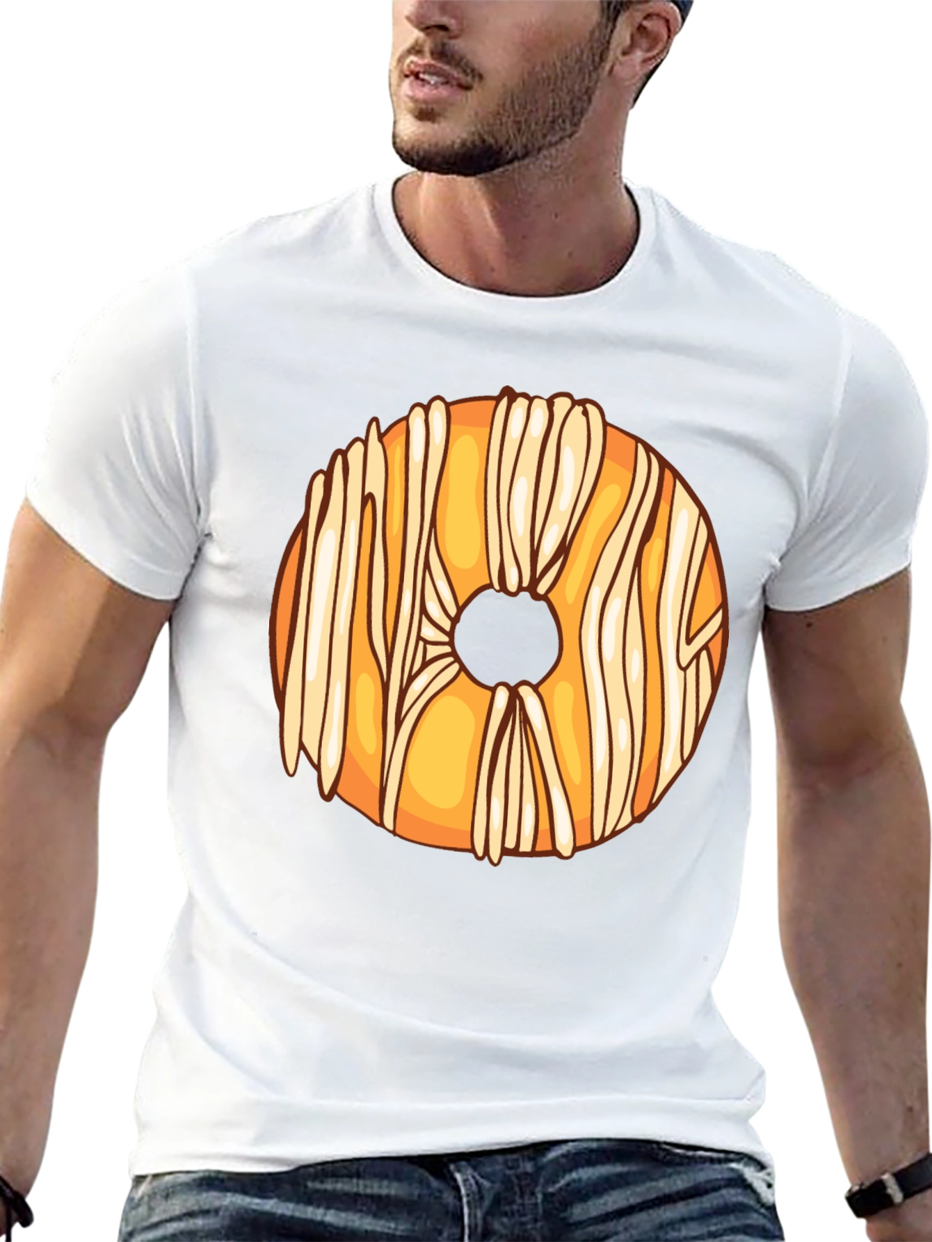 Black Donut Lover Black T-Shirt view 13