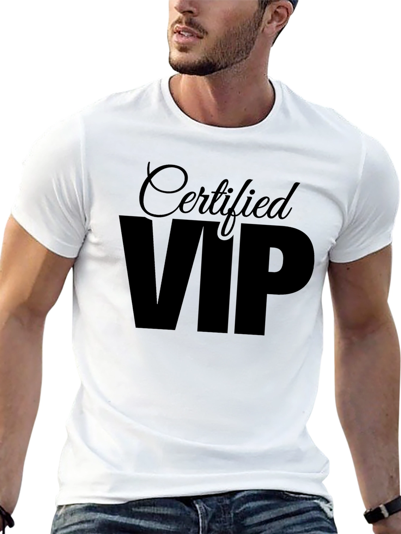 Black Certified VIP Black Graphic Tee view 13