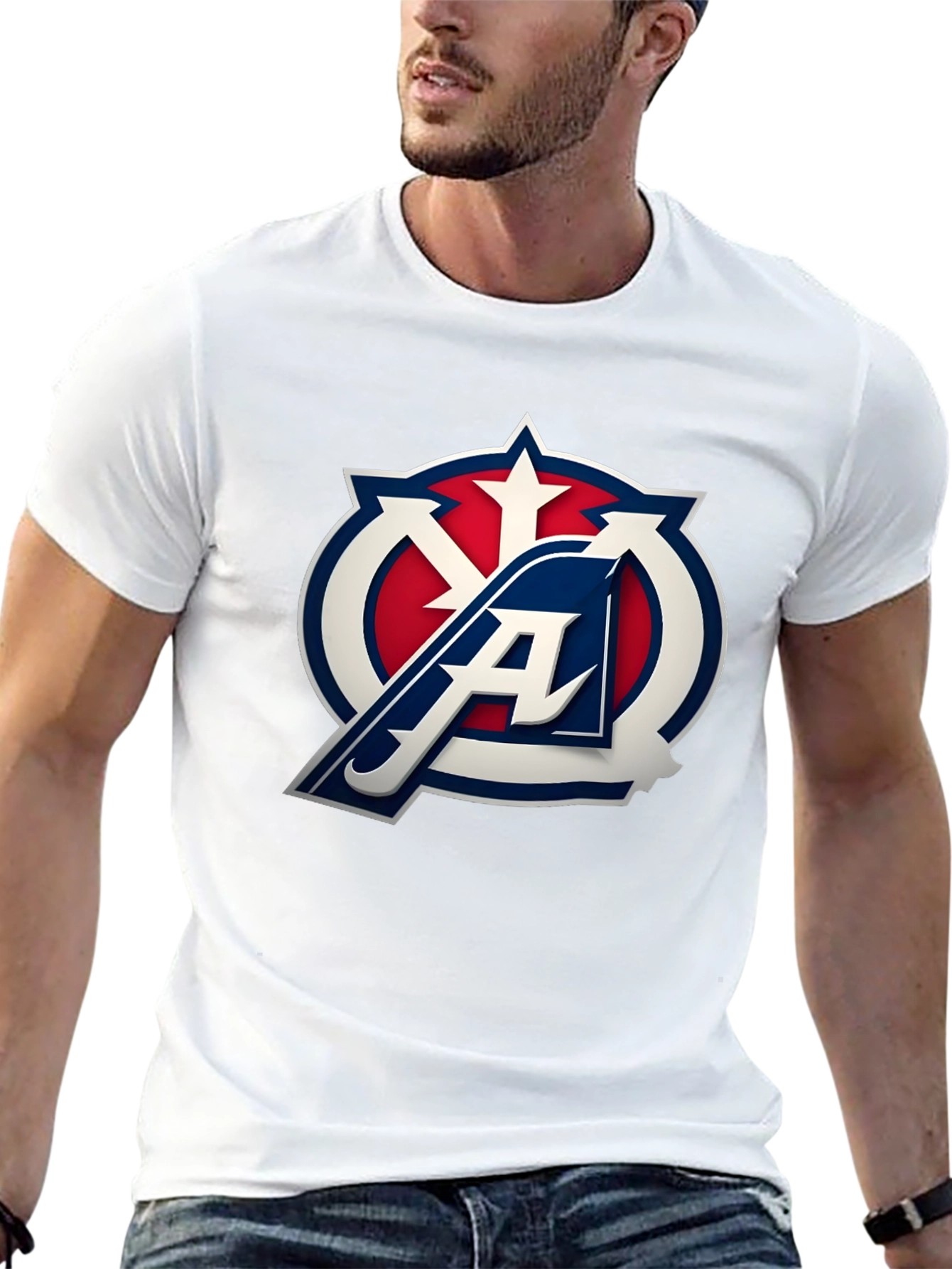 Black Stylish "Amarillo" Graphic T-Shirt - Classic Design view 13