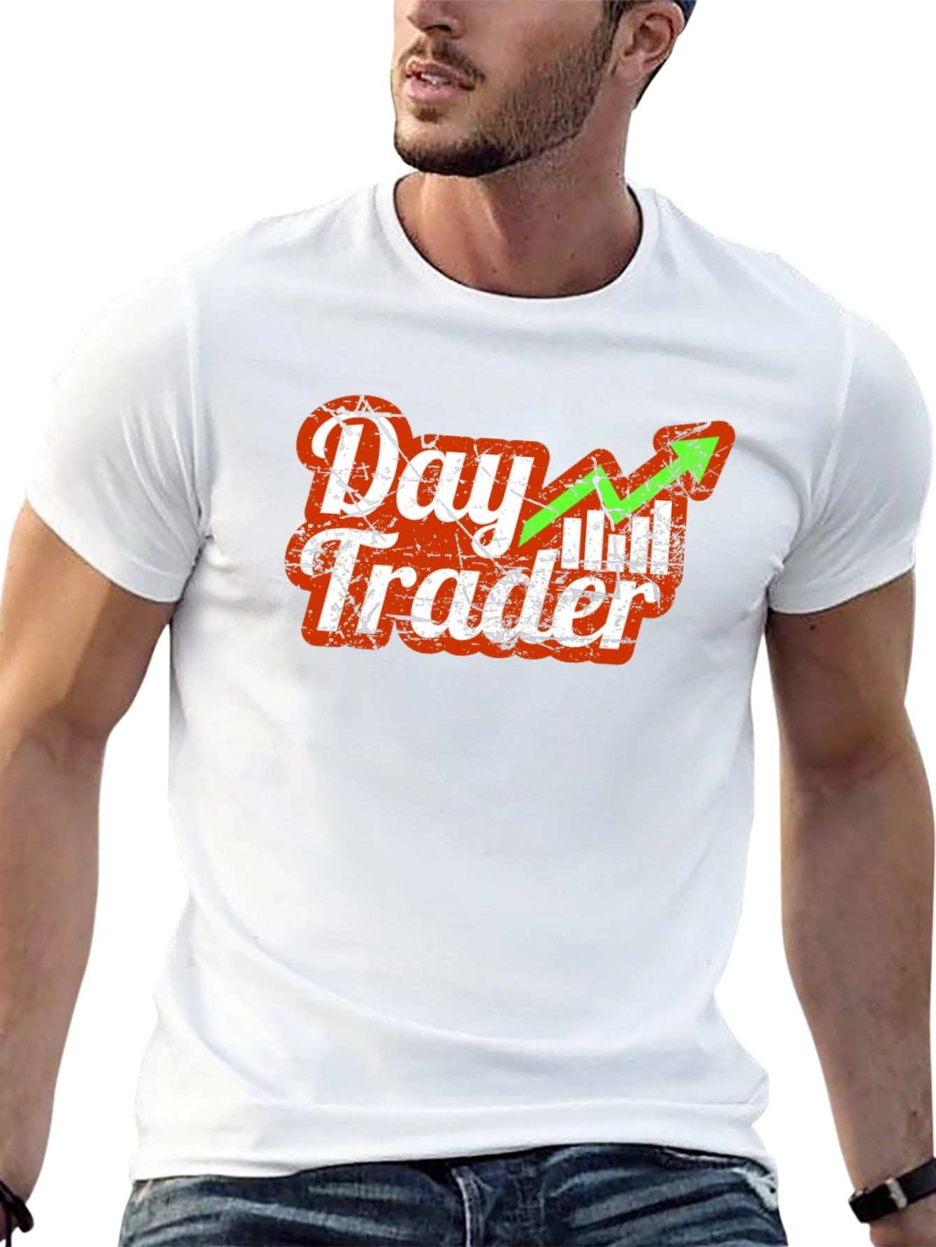 Black Day Trader Graphic T-Shirt - Stock Market Apparel view 13