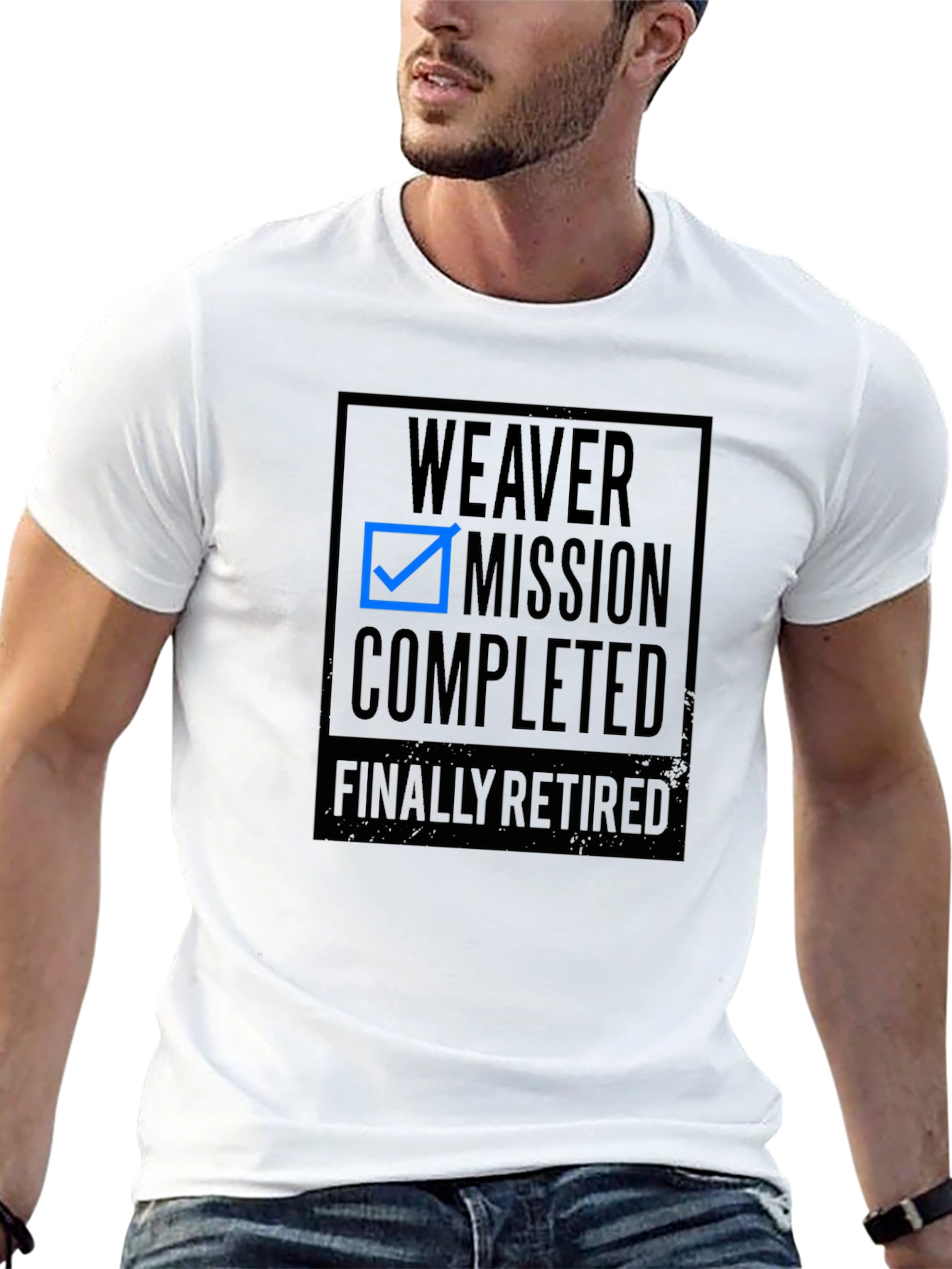 Black Weaver Mission Completed Retired T-Shirt view 13