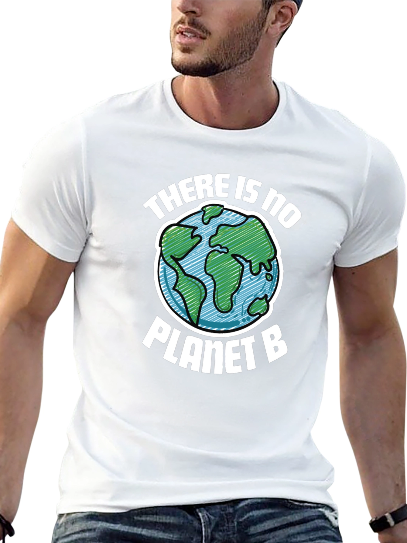 Black No Planet B T-Shirt - Save the Earth! view 13
