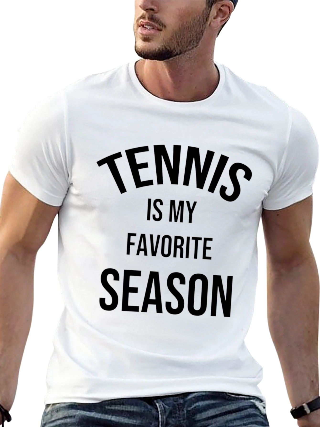 Black Tennis is My Favorite Season T-Shirt view 13