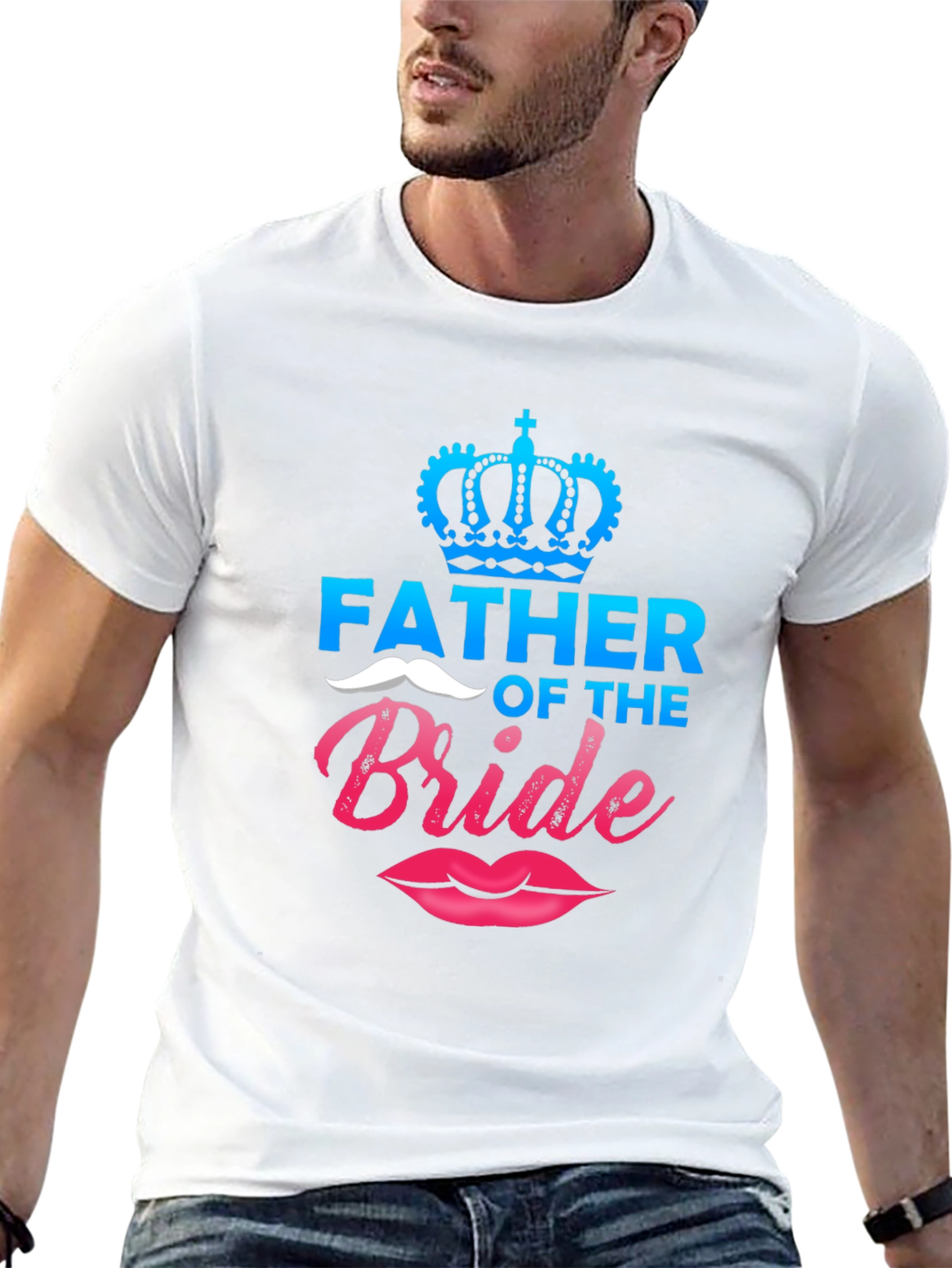 Father of the Bride T-Shirt - Groom's Dad Wedding Tee - 13