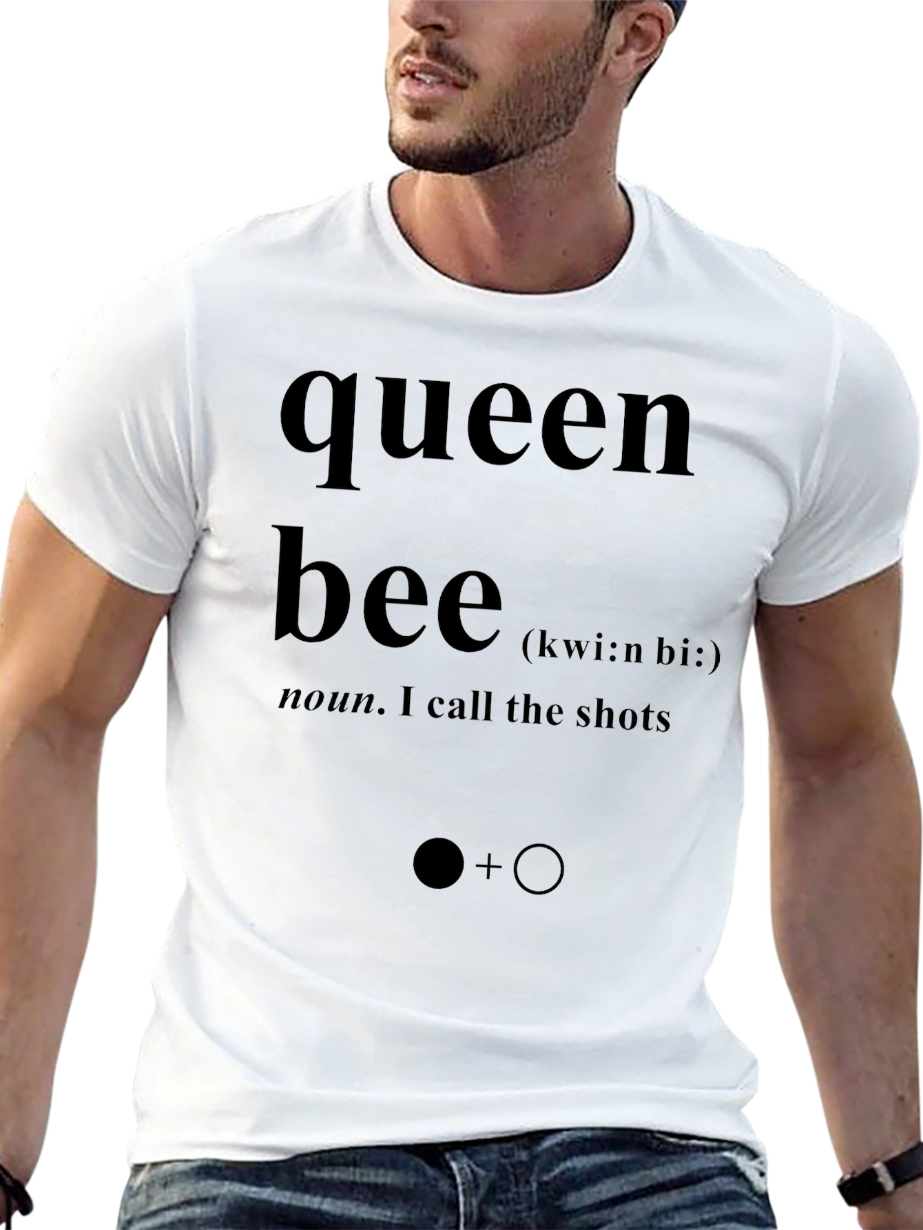 Black Queen Bee Graphic T-Shirt - Unisex view 13