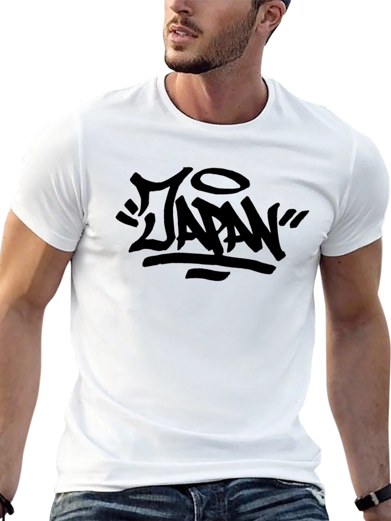 Black Black "Japan" Graphic Tee - Casual Streetwear view 13