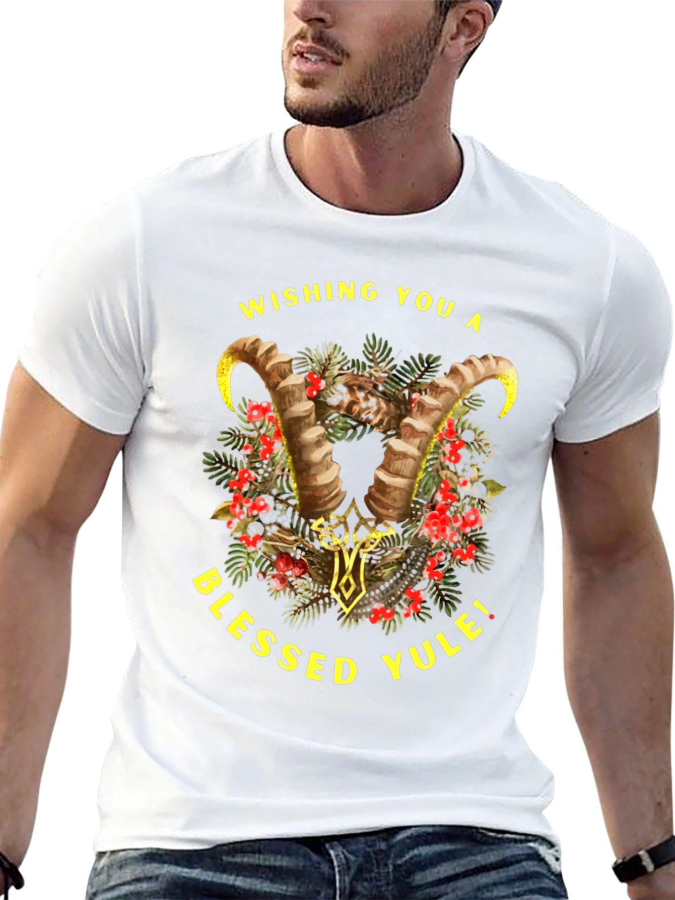 Blessed Yule Holiday T-Shirt - 13