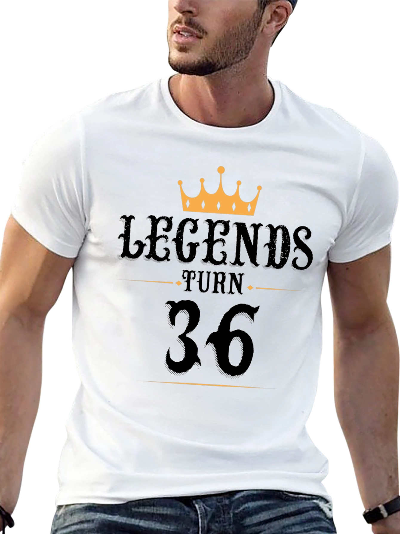 Black Legends Turn 36 Graphic T-Shirt view 13