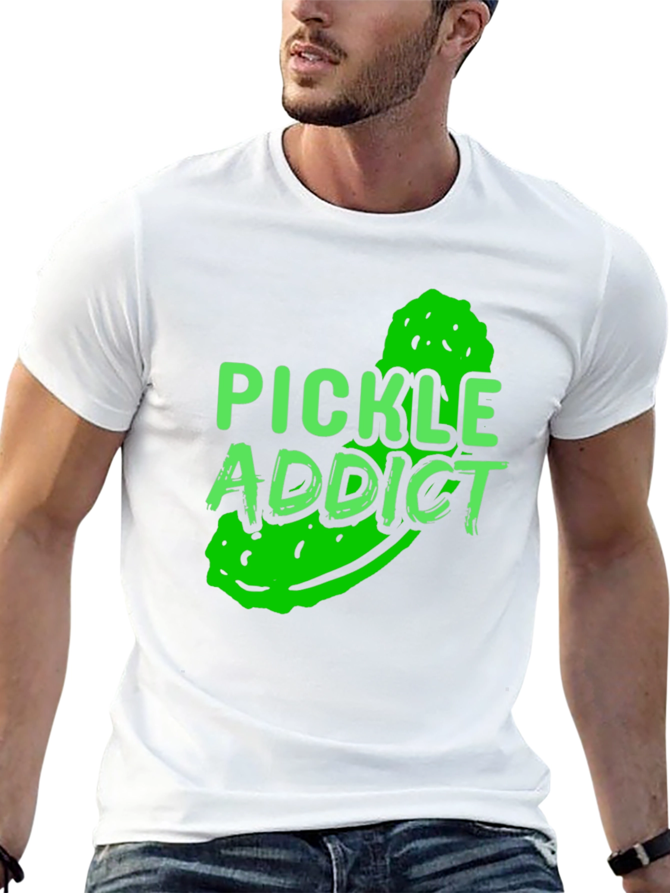 Black Pickle Addict T-Shirt view 13