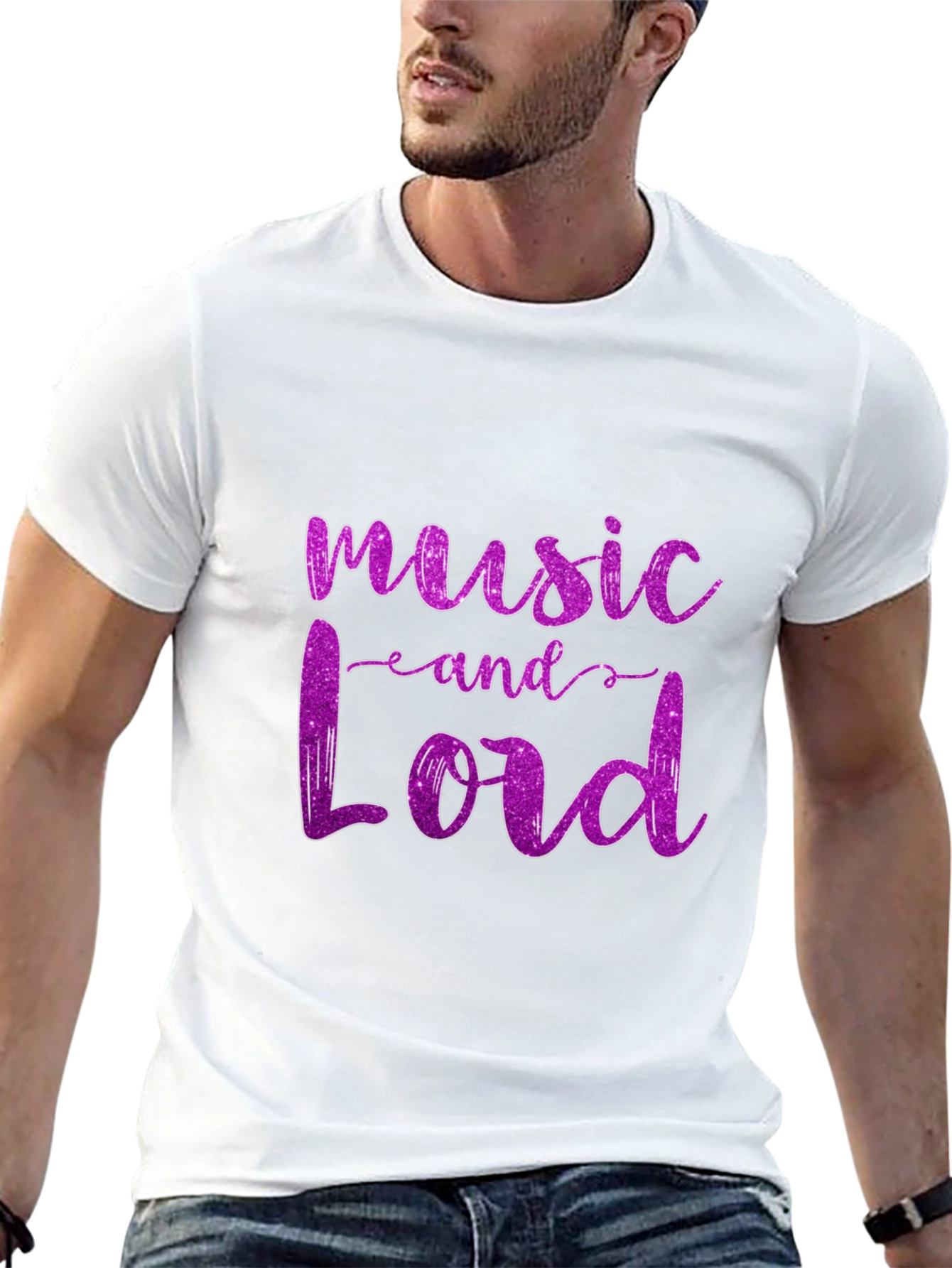Black Music and Lord Graphic Tee view 13