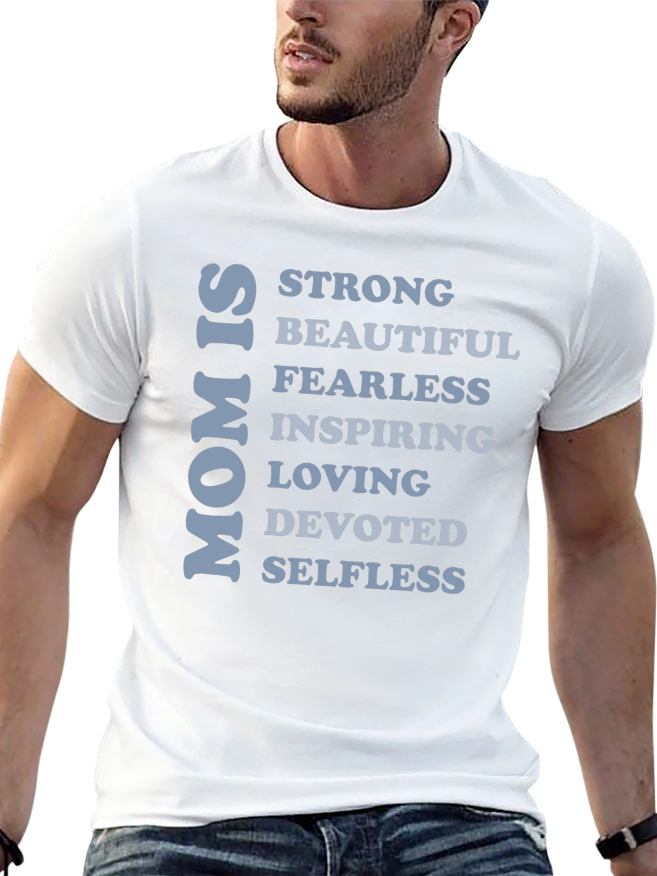 Black Mom Is T-Shirt - Strong Beautiful Fearless Loving view 13