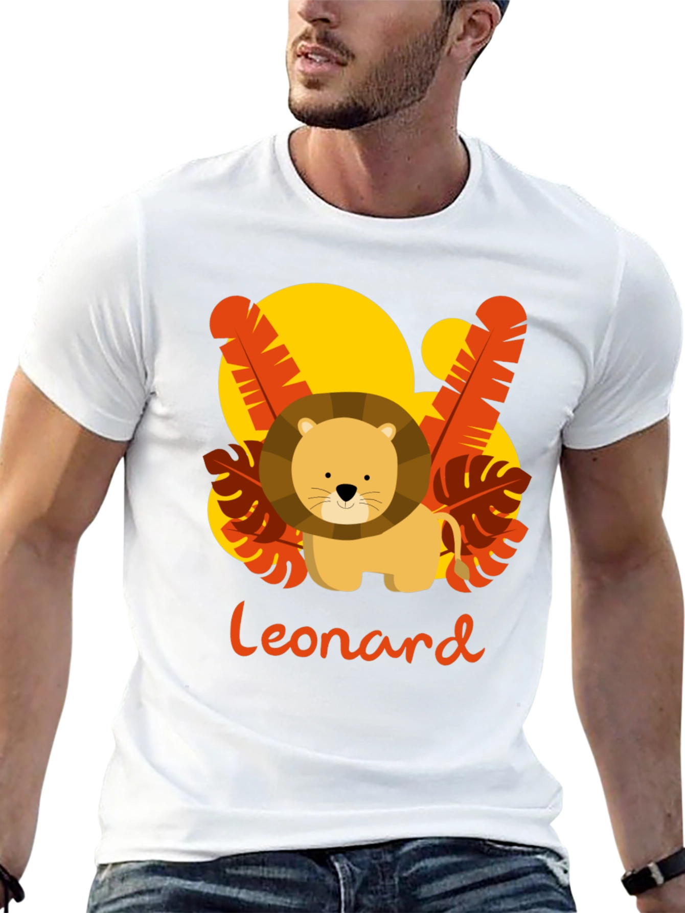 Black Personalized Lion Cub T-Shirt view 13