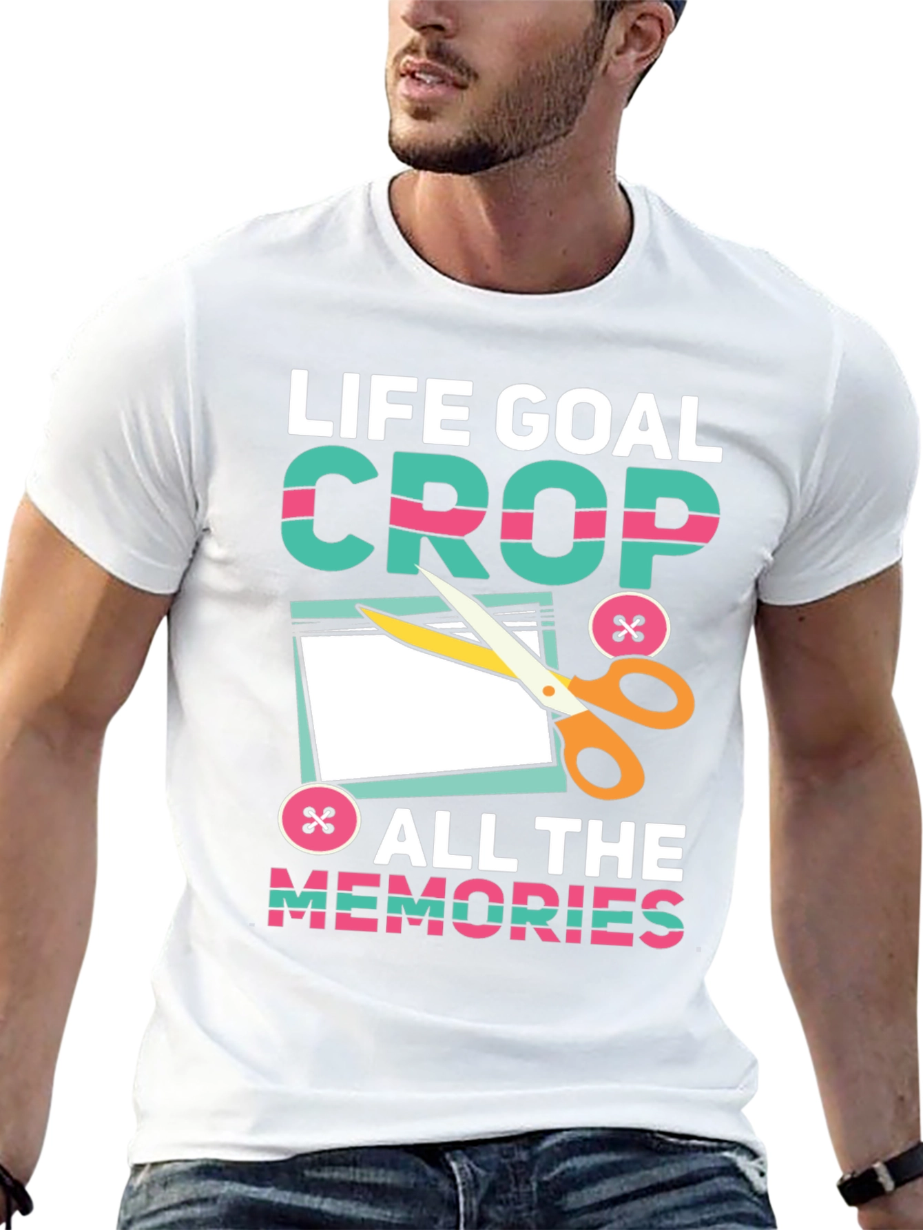 Black Life Goal Crop All the Memories T-Shirt view 13