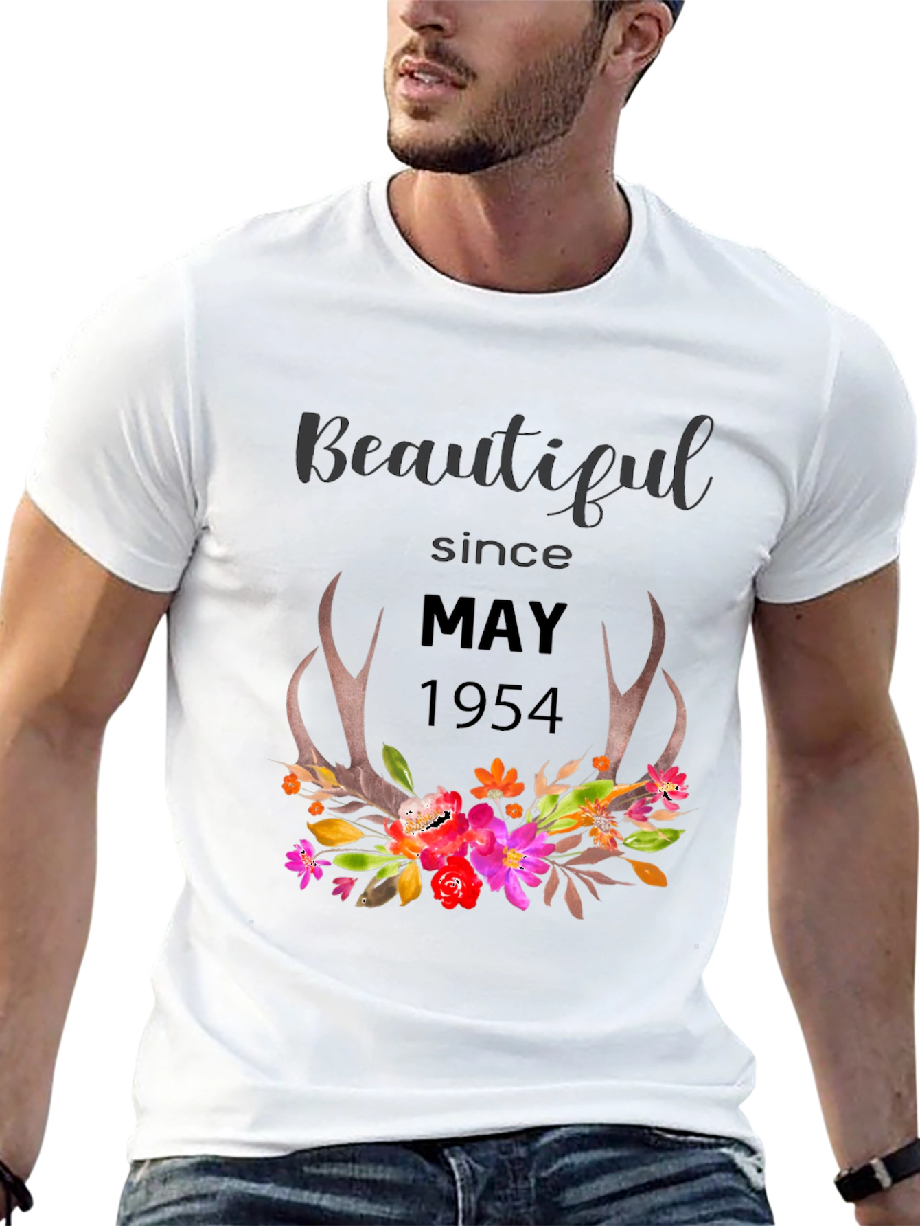 Black Beautiful Since May 1954 Floral Tee view 13