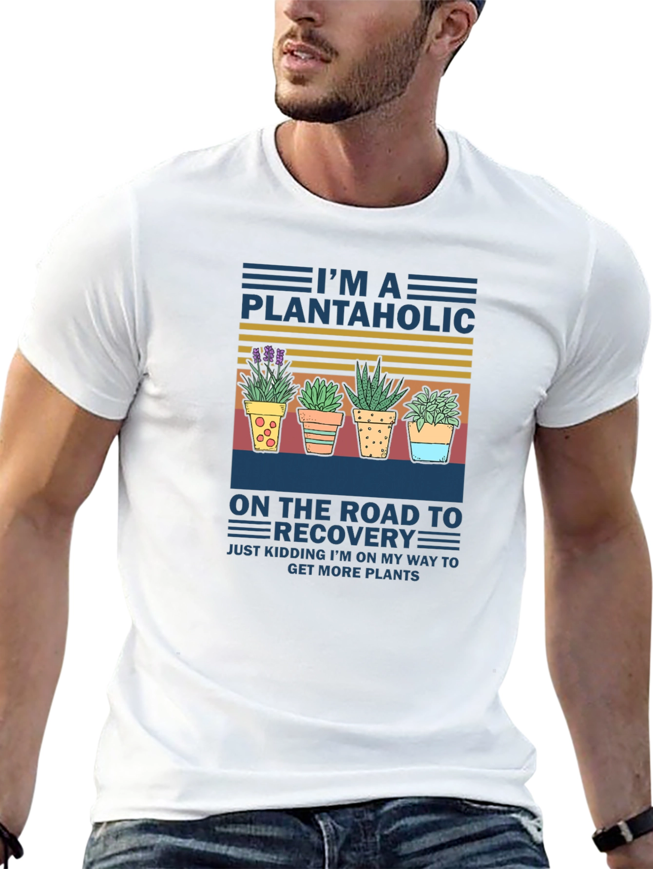 Black Plantaholic T-Shirt - Potted Plant Lover Tee view 13