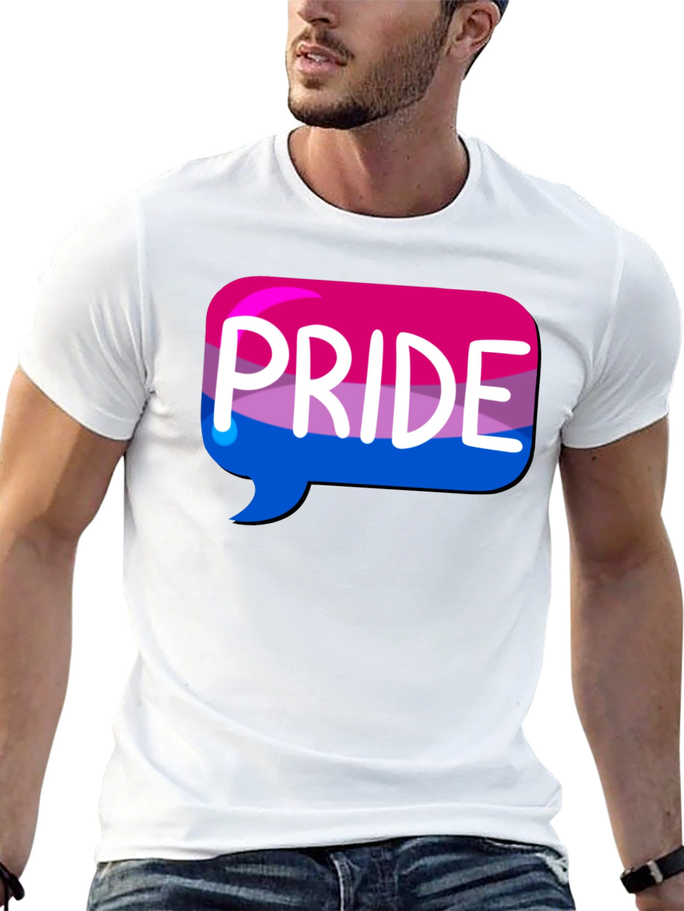Black Bisexual Pride T-Shirt - Black Pride Tee view 13