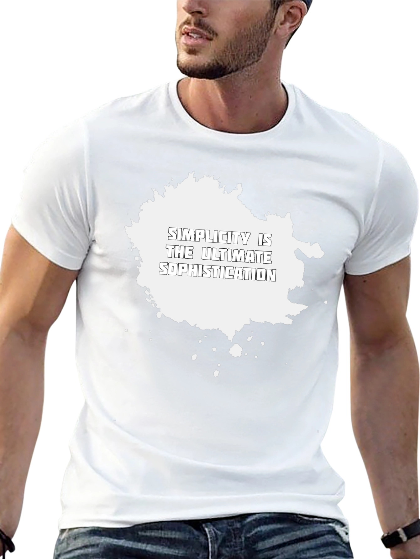 Black Simplicity T-Shirt: Ultimate Sophistication Tee view 13