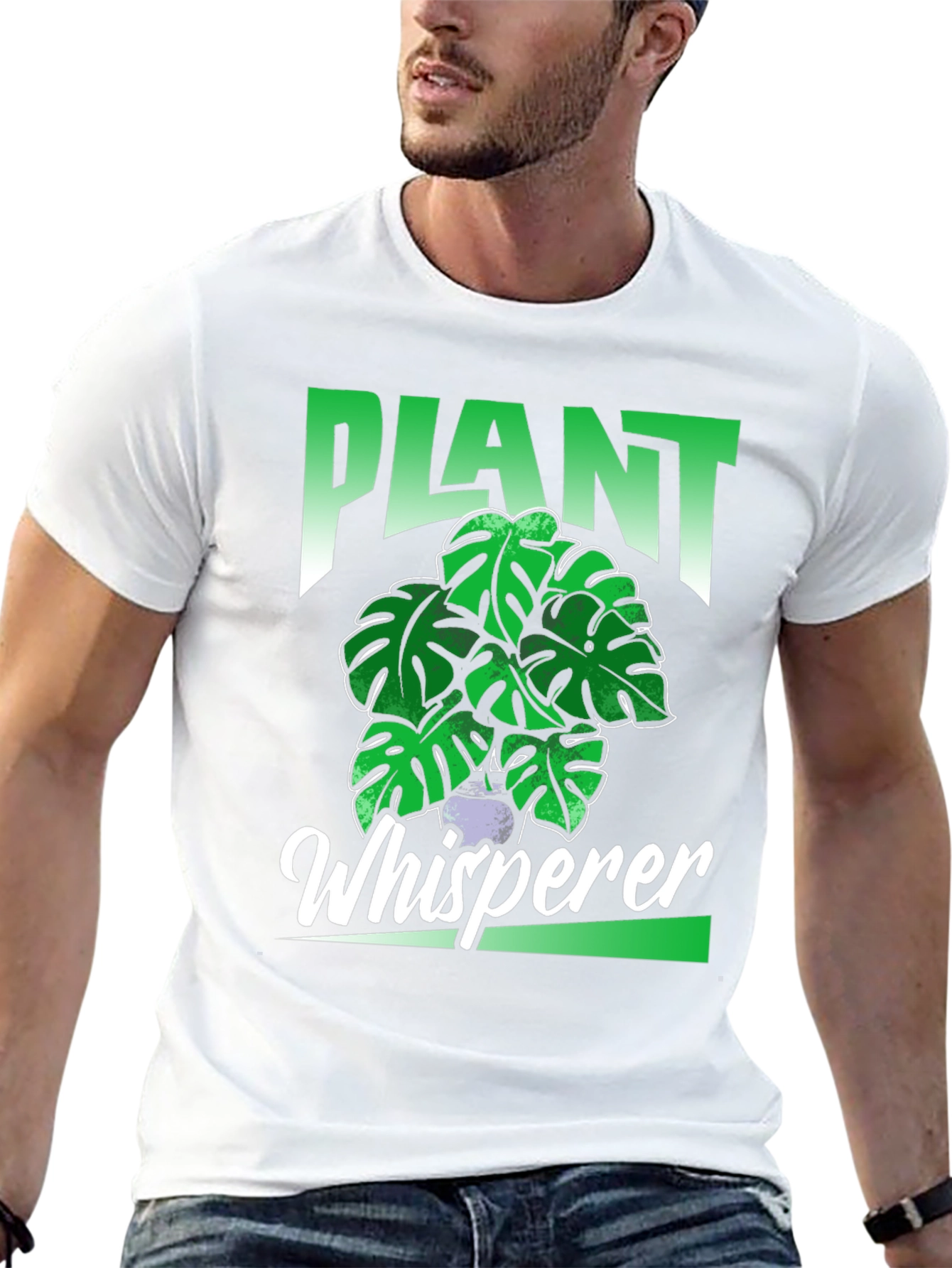 Black Plant Whisperer T-Shirt - Houseplant Lover Tee view 13