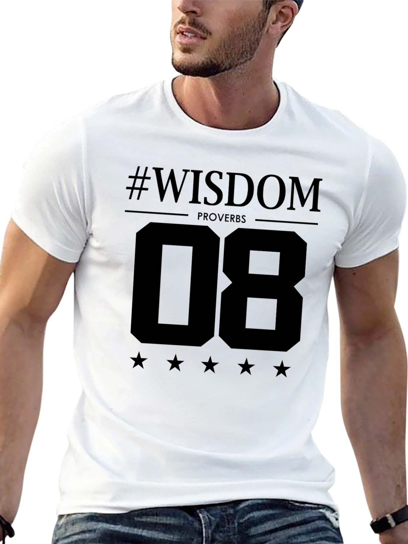 Black Wisdom Proverbs 08 Graphic T-Shirt view 13