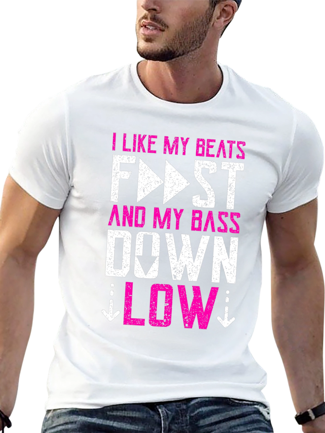 I Like My Beats Fast and My Bass Down Low T-Shirt - 13
