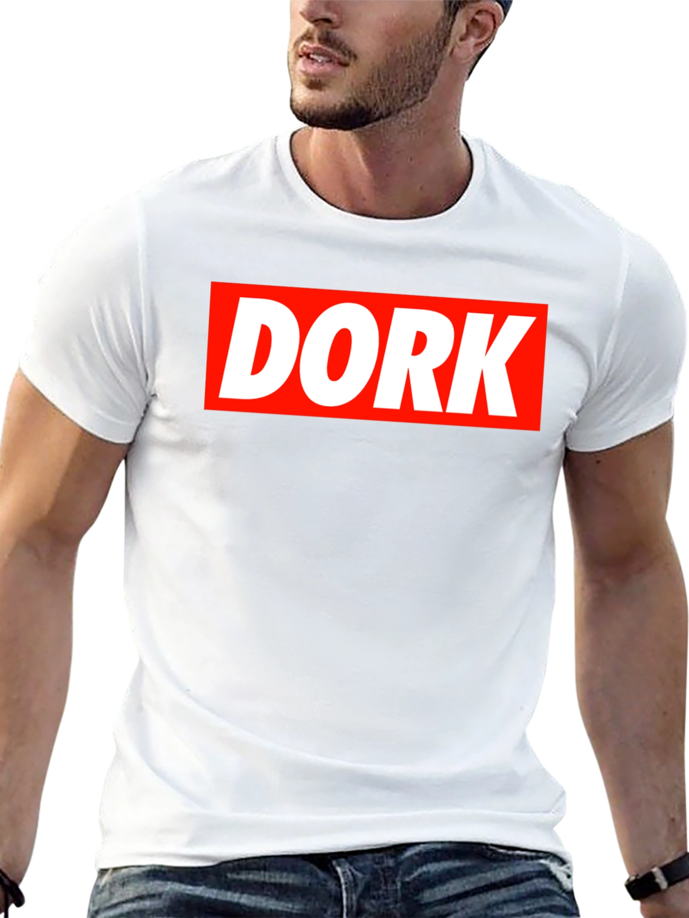 Black DORK Graphic Tee - Bold Statement Shirt view 13