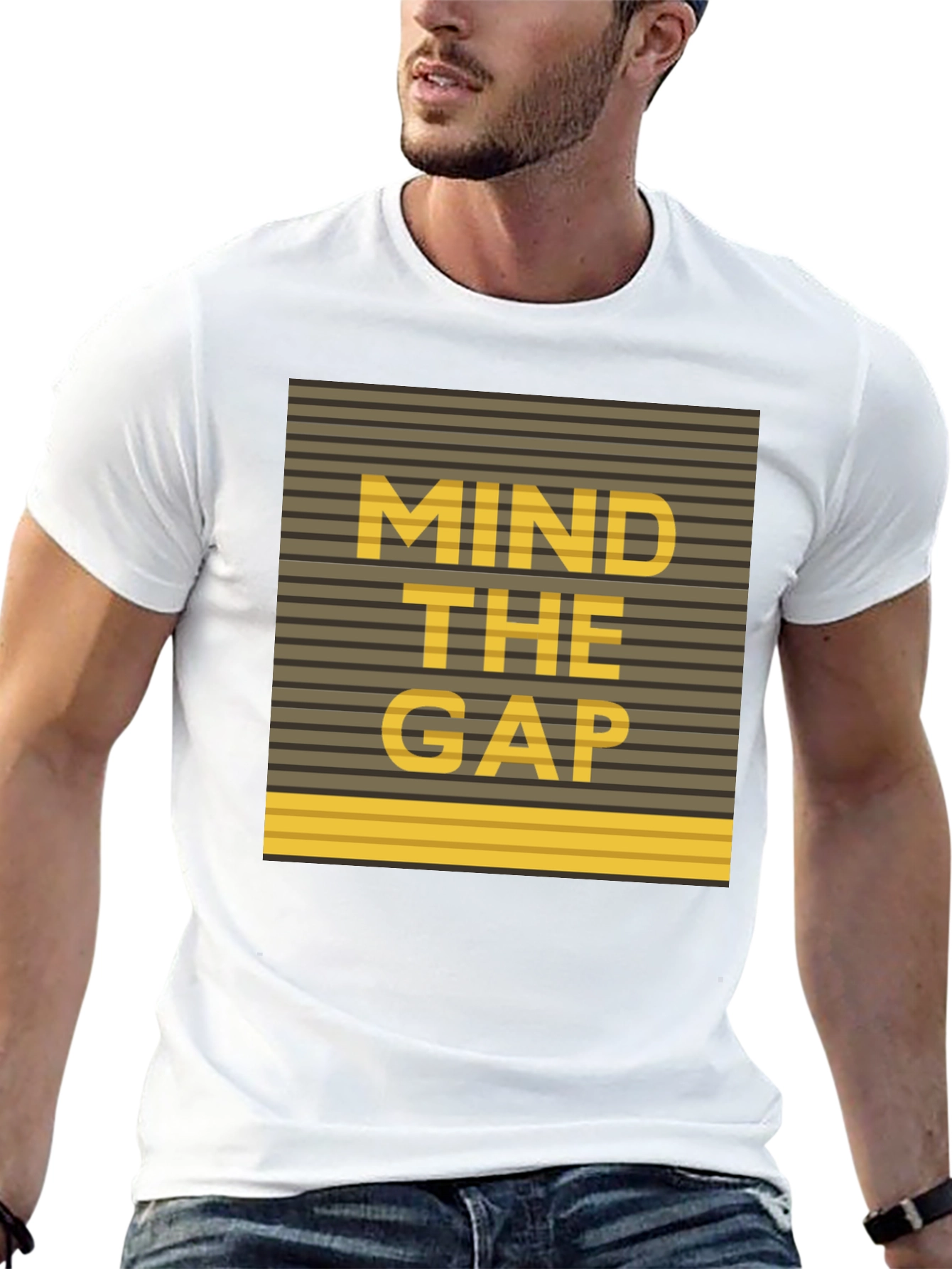 Black Mind The Gap Graphic Tee - Black view 13
