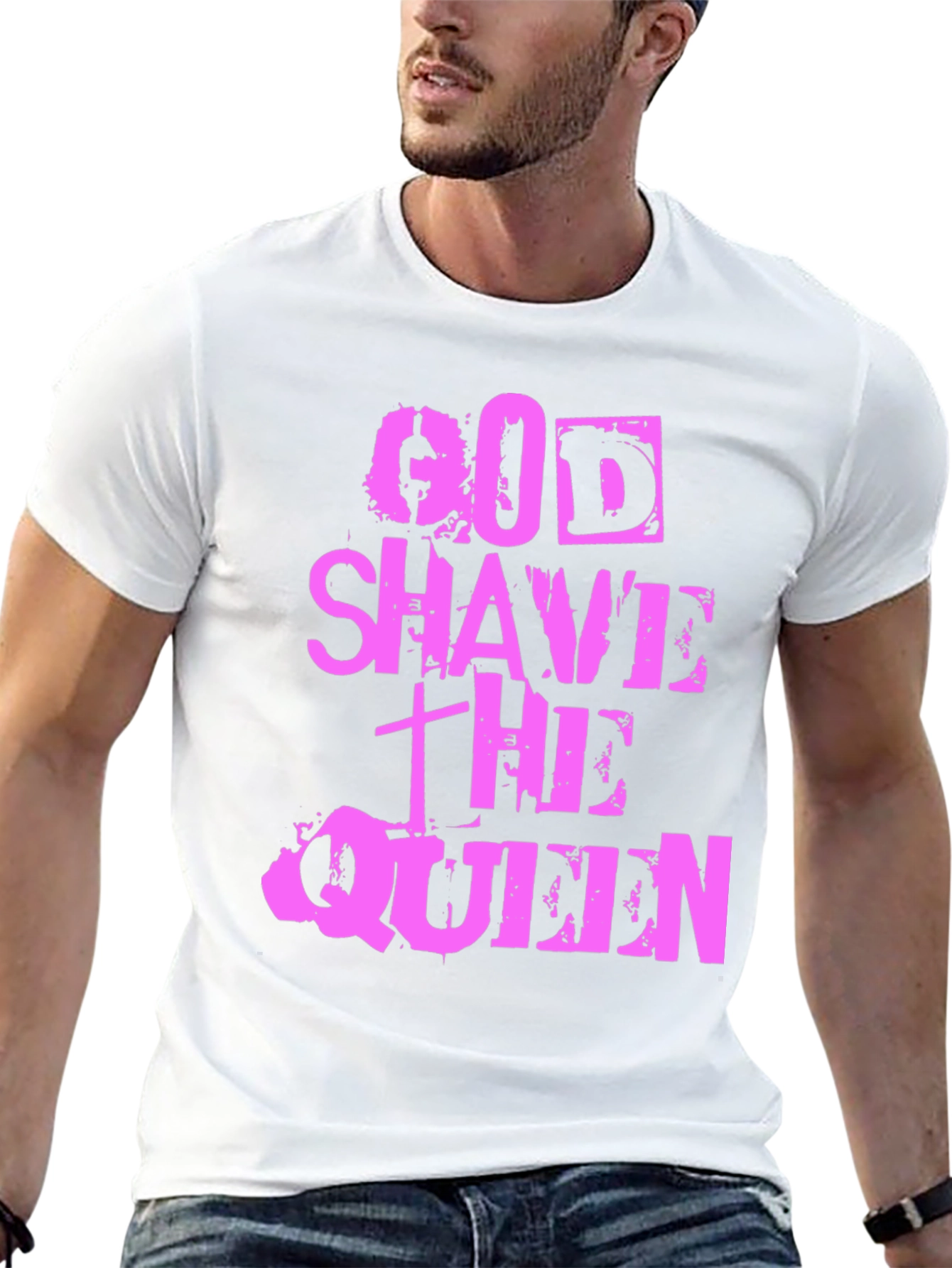 Black God Shave the Queen Graphic Tee view 13