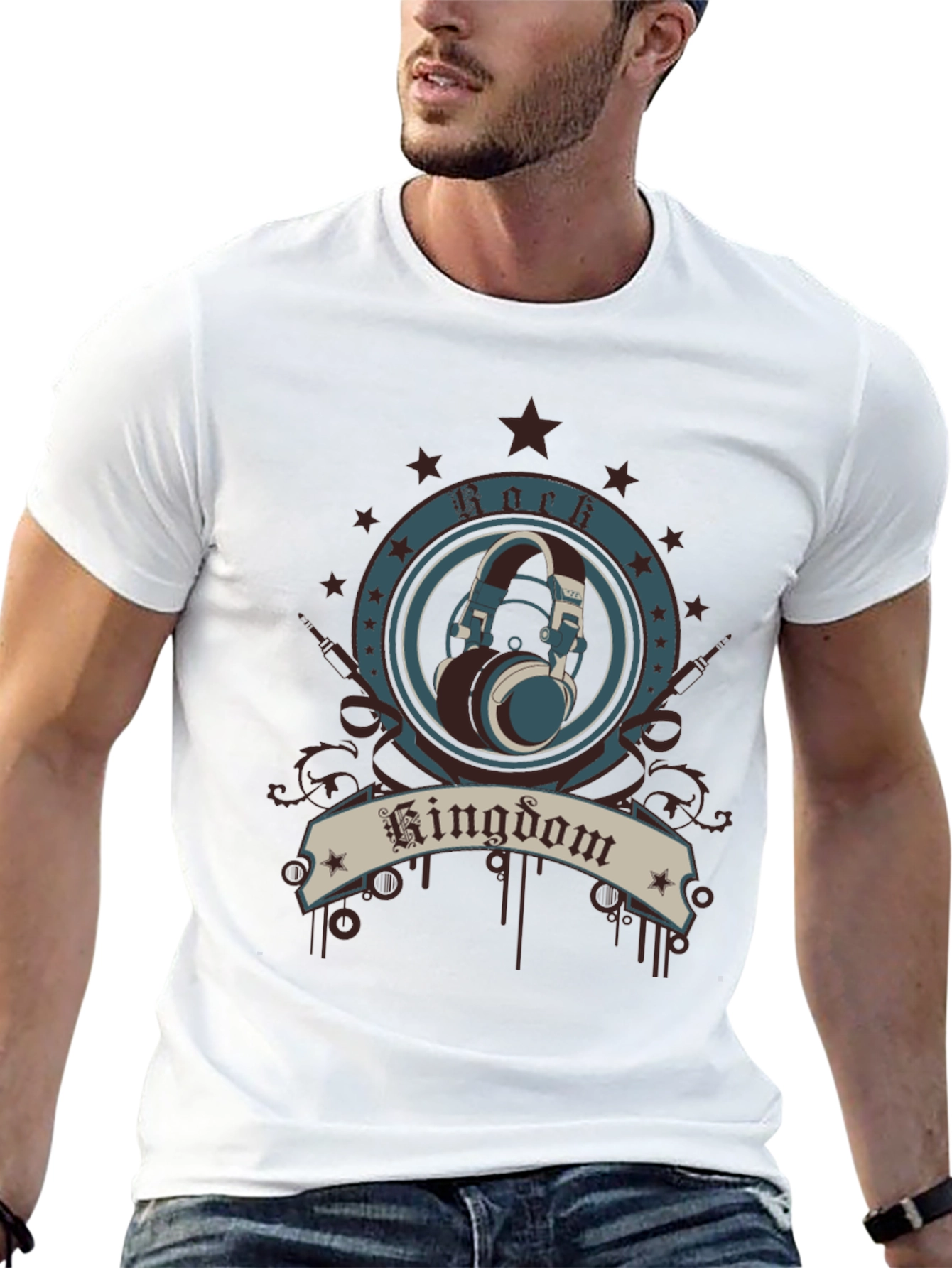 Black Rock Kingdom Graphic Tee - Music Lover T-Shirt view 13