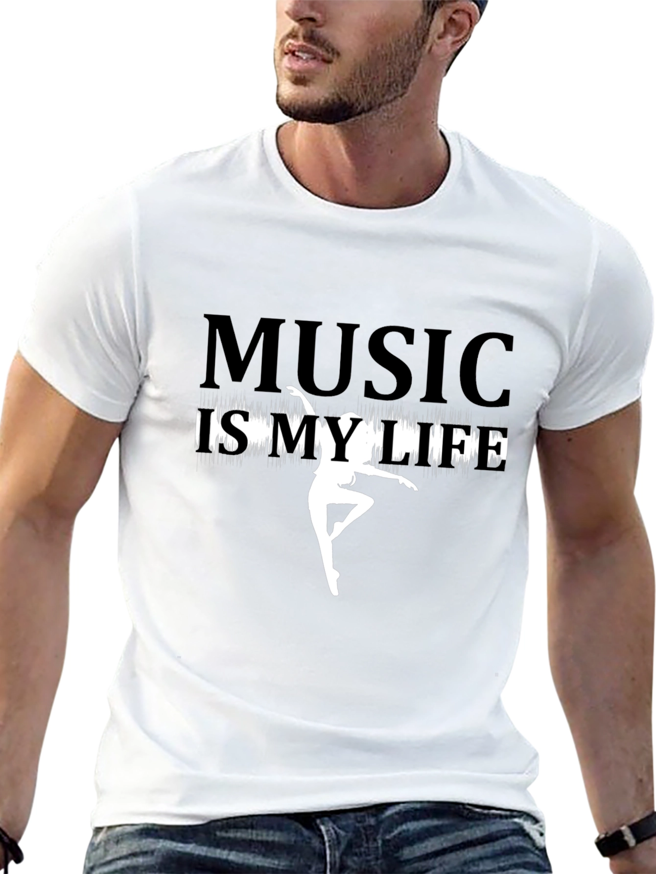 Music Is My Life Graphic Tee - 13