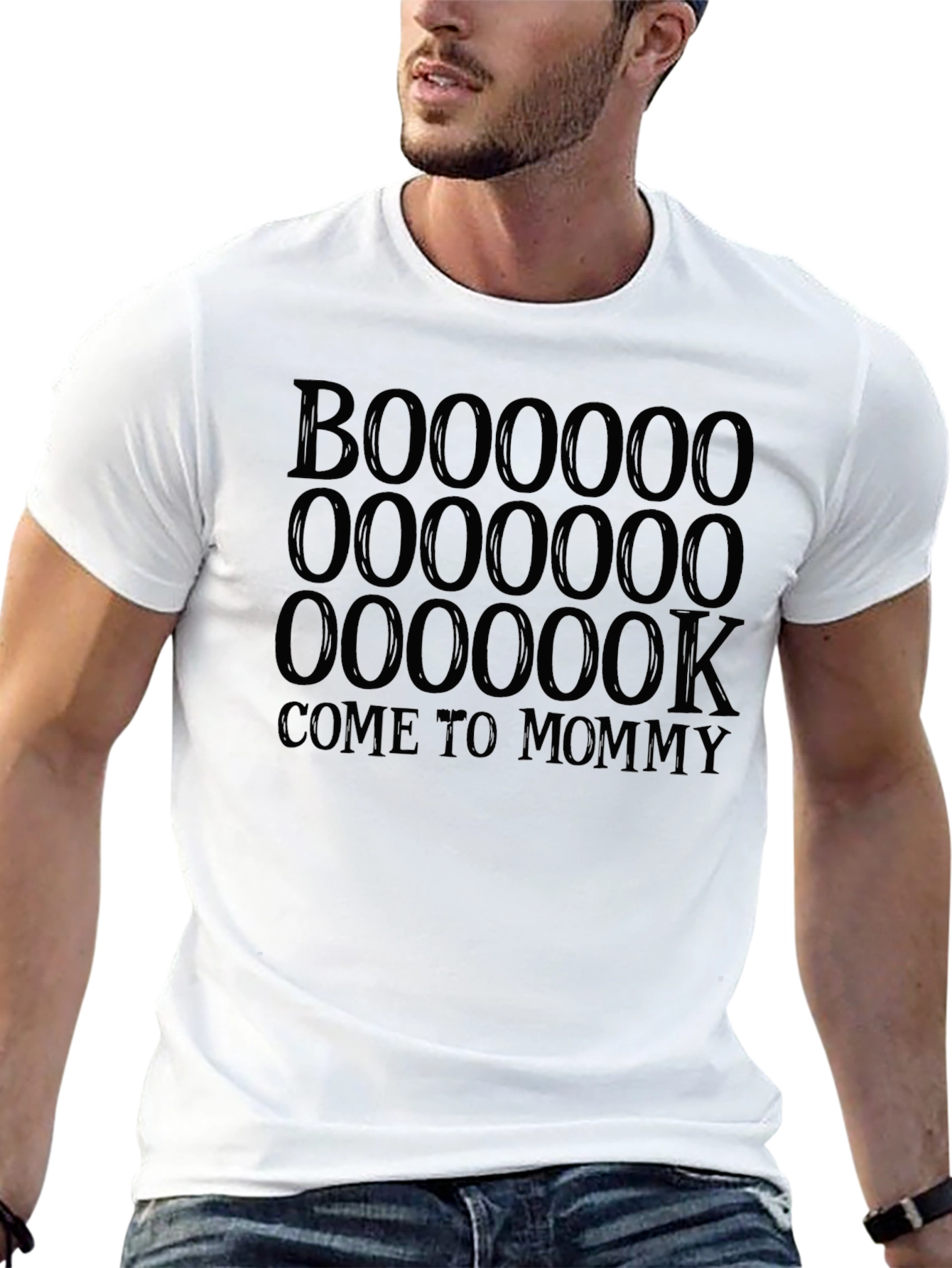 Black Boo Come to Mommy T-Shirt - Halloween view 13
