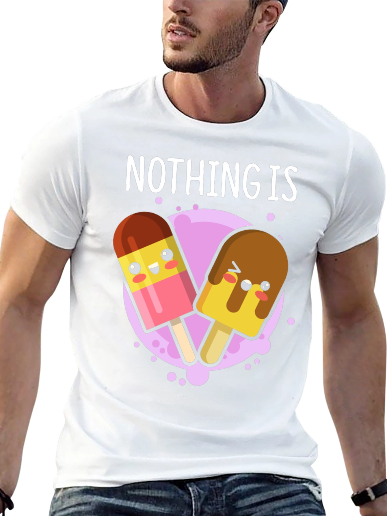Black Nothing Is Im-popsicle Funny T-Shirt view 13
