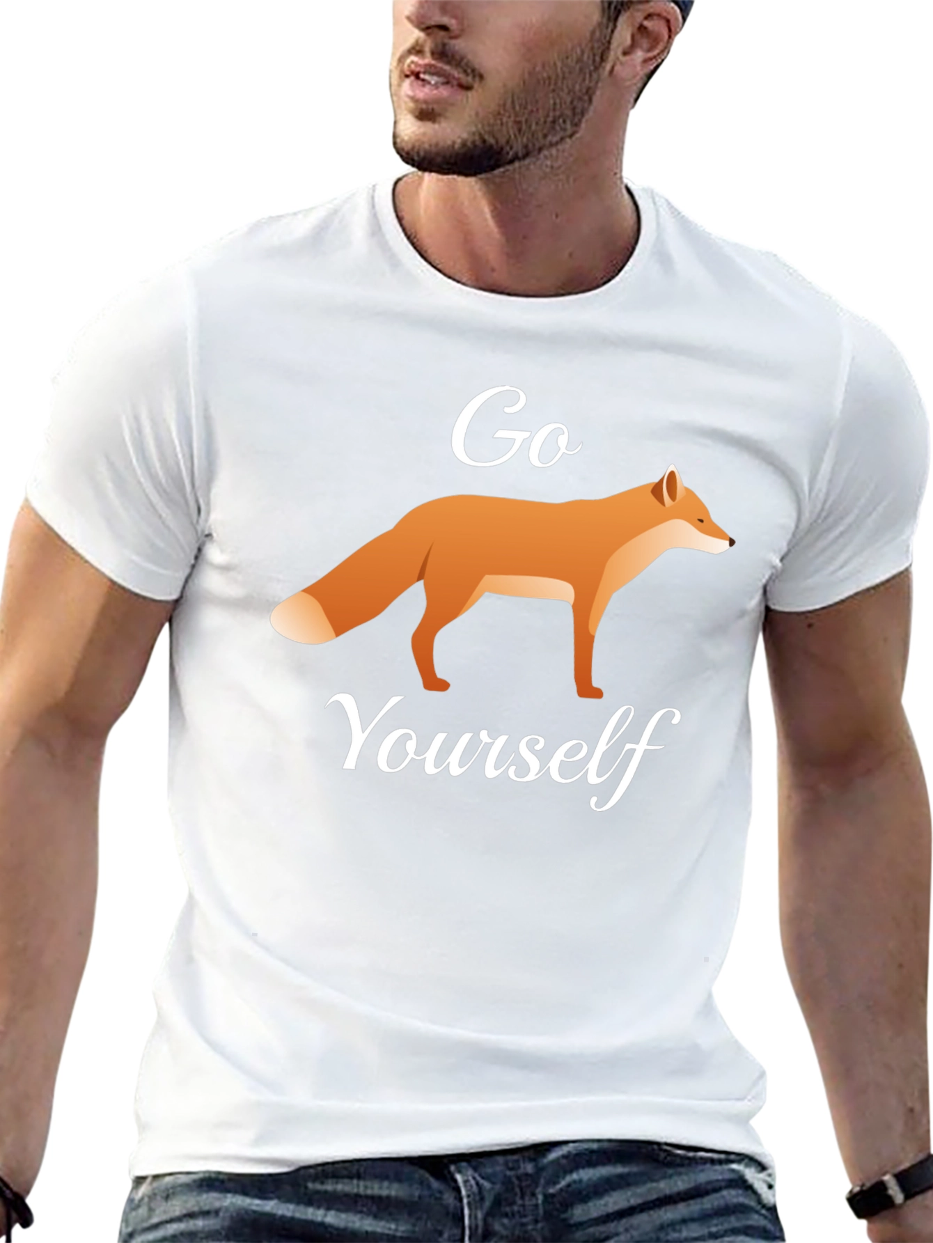 Black Go Fox Yourself Graphic Tee view 13