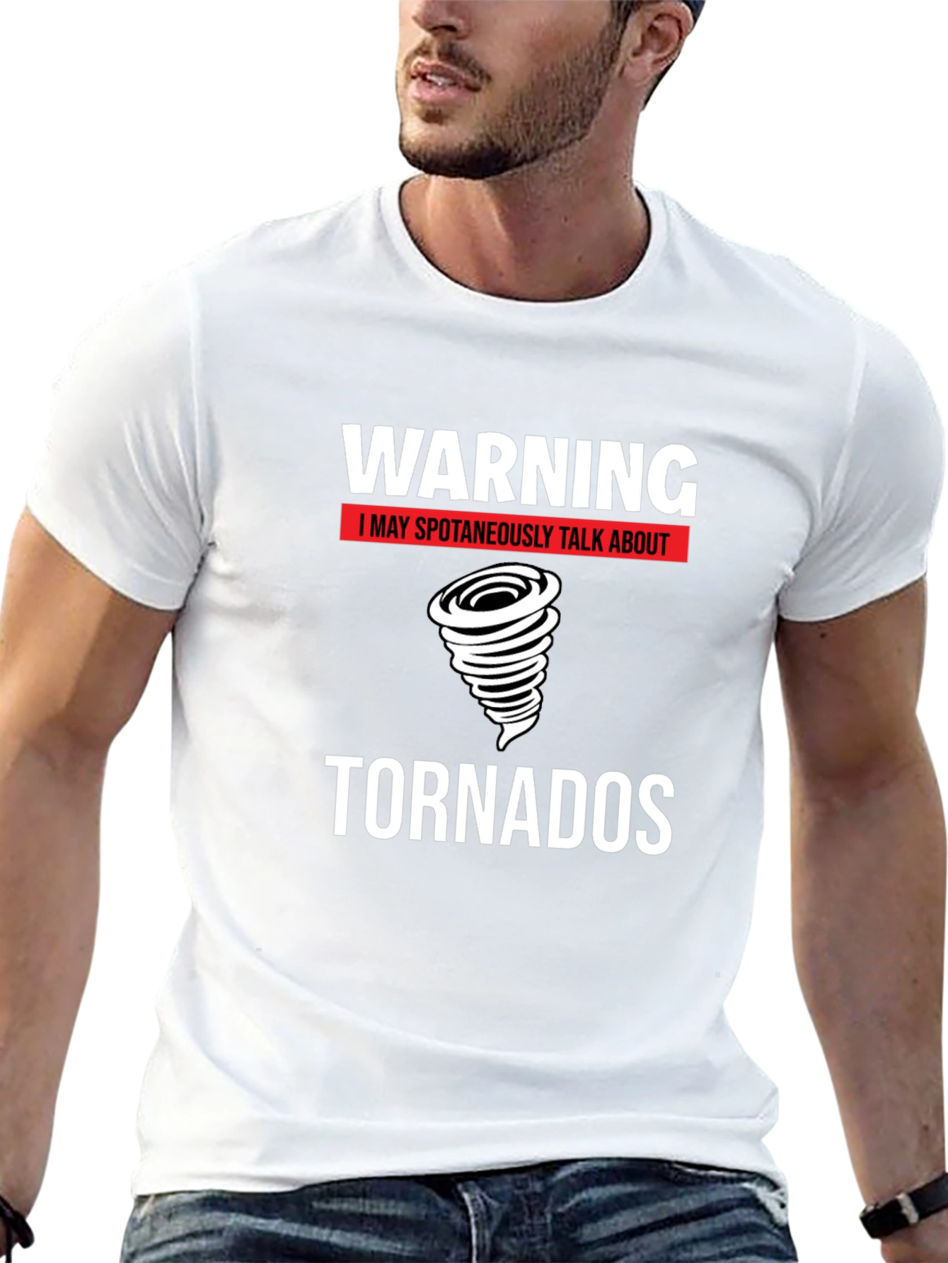 Black Warning Tornadoes T-Shirt view 13