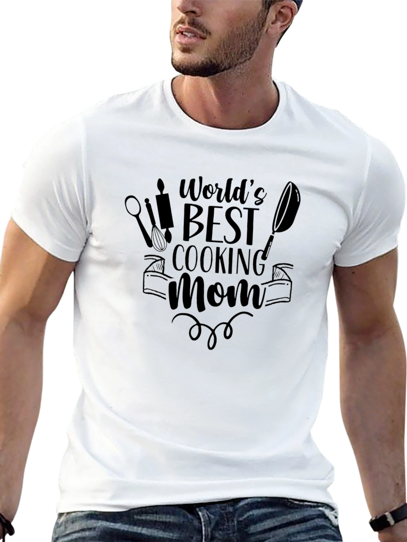 Black World's Best Cooking Mom Graphic Tee view 13