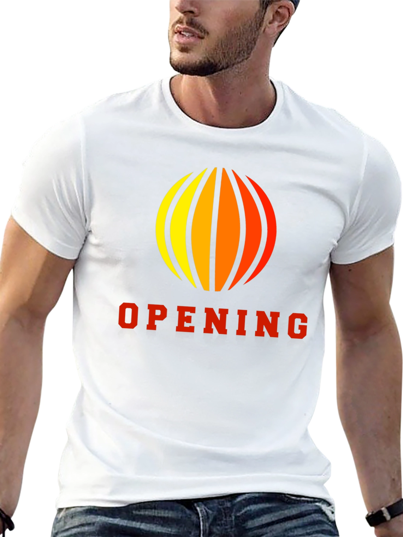 Black Opening Graphic Black T-Shirt view 13